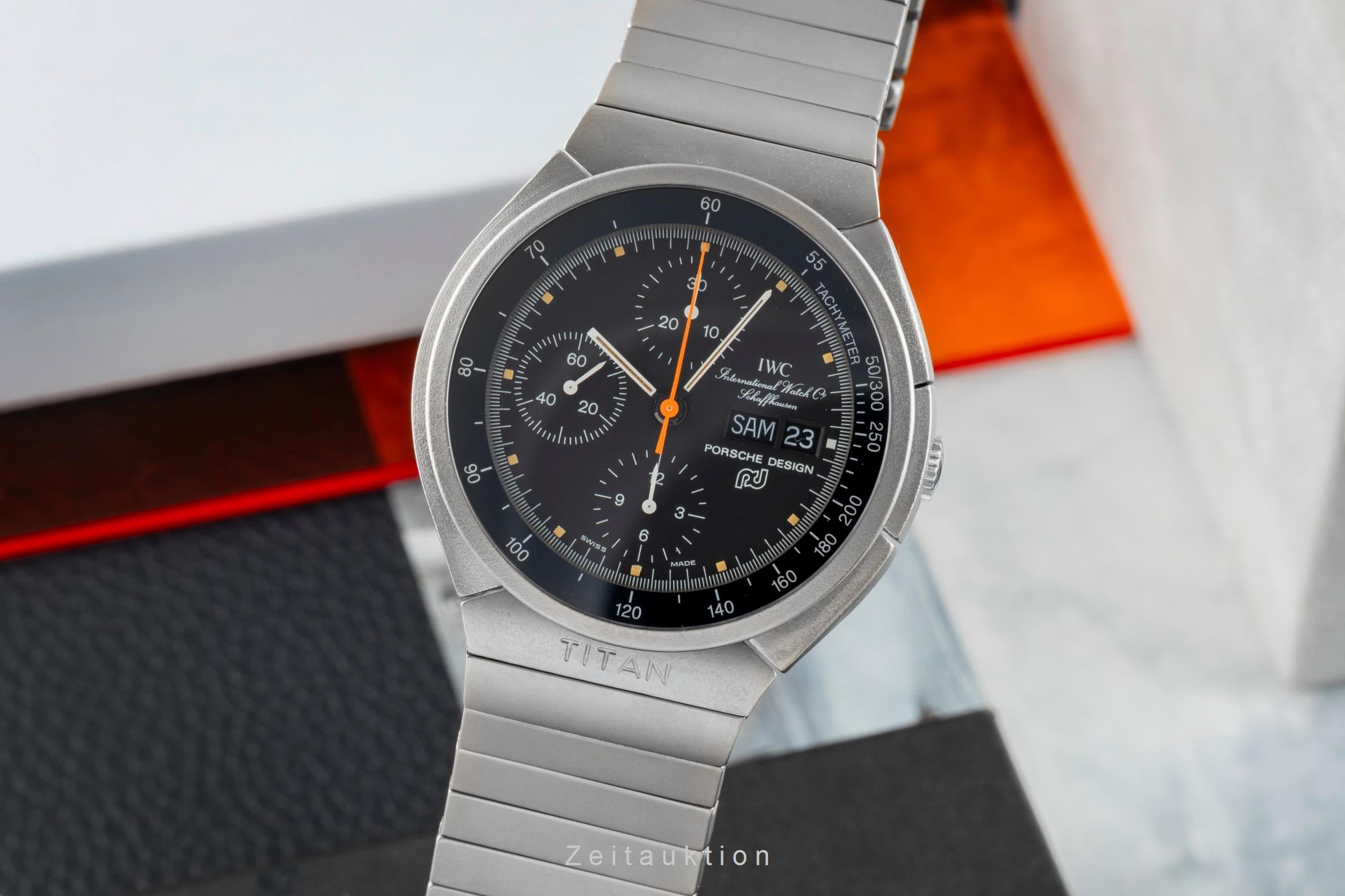 IWC Porsche Design Chronograph Titan Automatik Herrenuhr Ref. 3702 Klassiker [2602610]