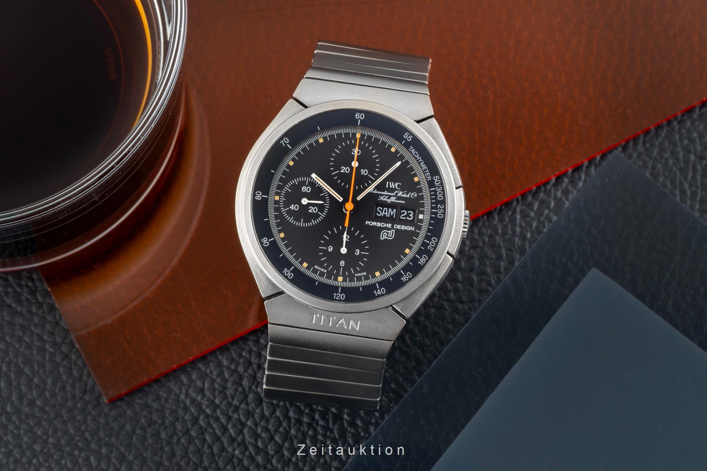 IWC Porsche Design Chronograph Titan Automatik Herrenuhr Ref. 3702 Klassiker [2602610]