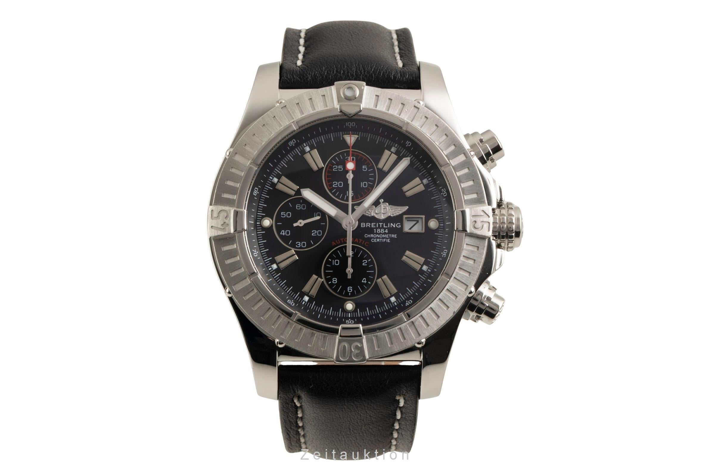 Breitling Super Avenger chronographe acier automatique montre pour hommes A13370  [2602611]