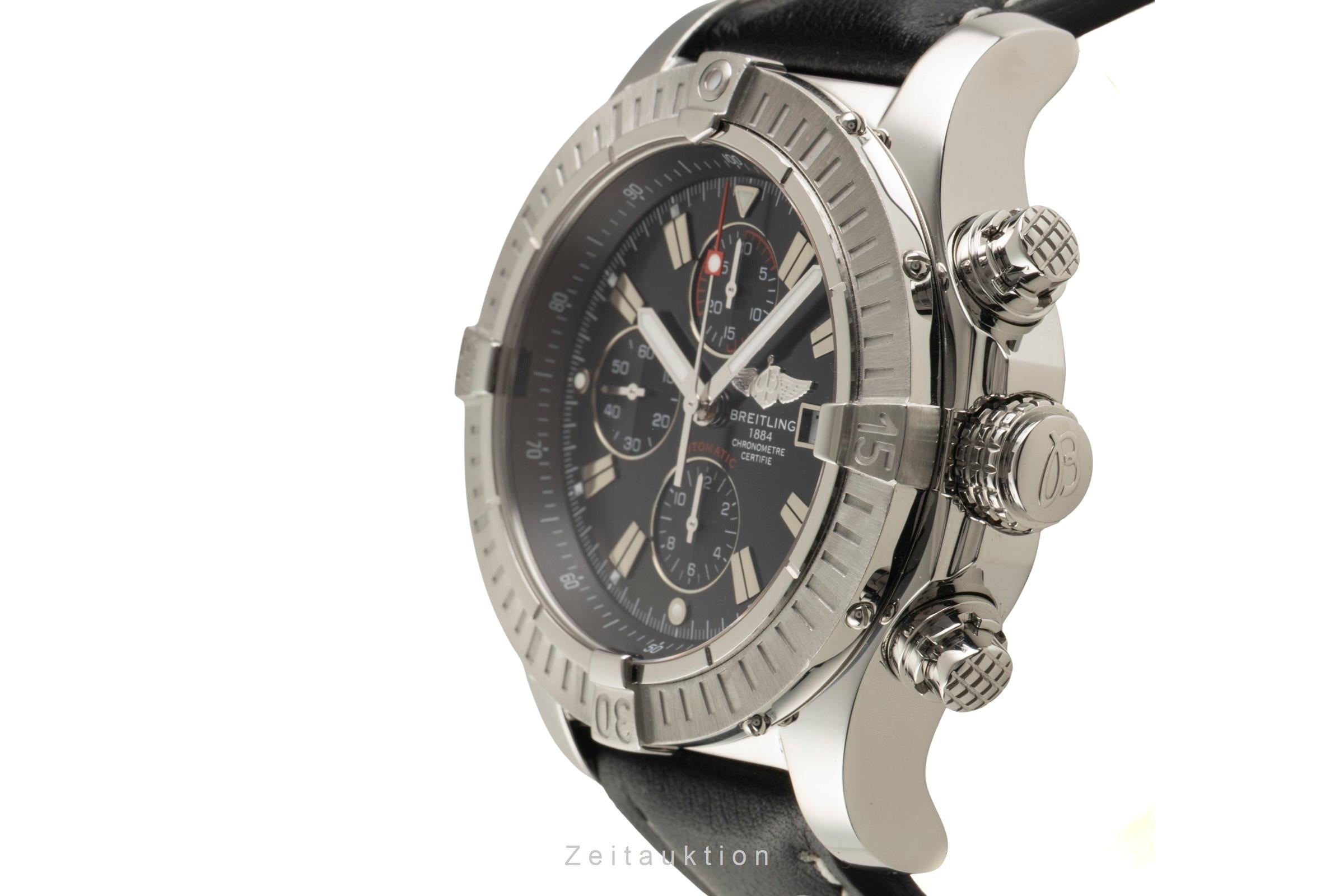 Breitling Super Avenger chronographe acier automatique montre pour hommes A13370  [2602611]