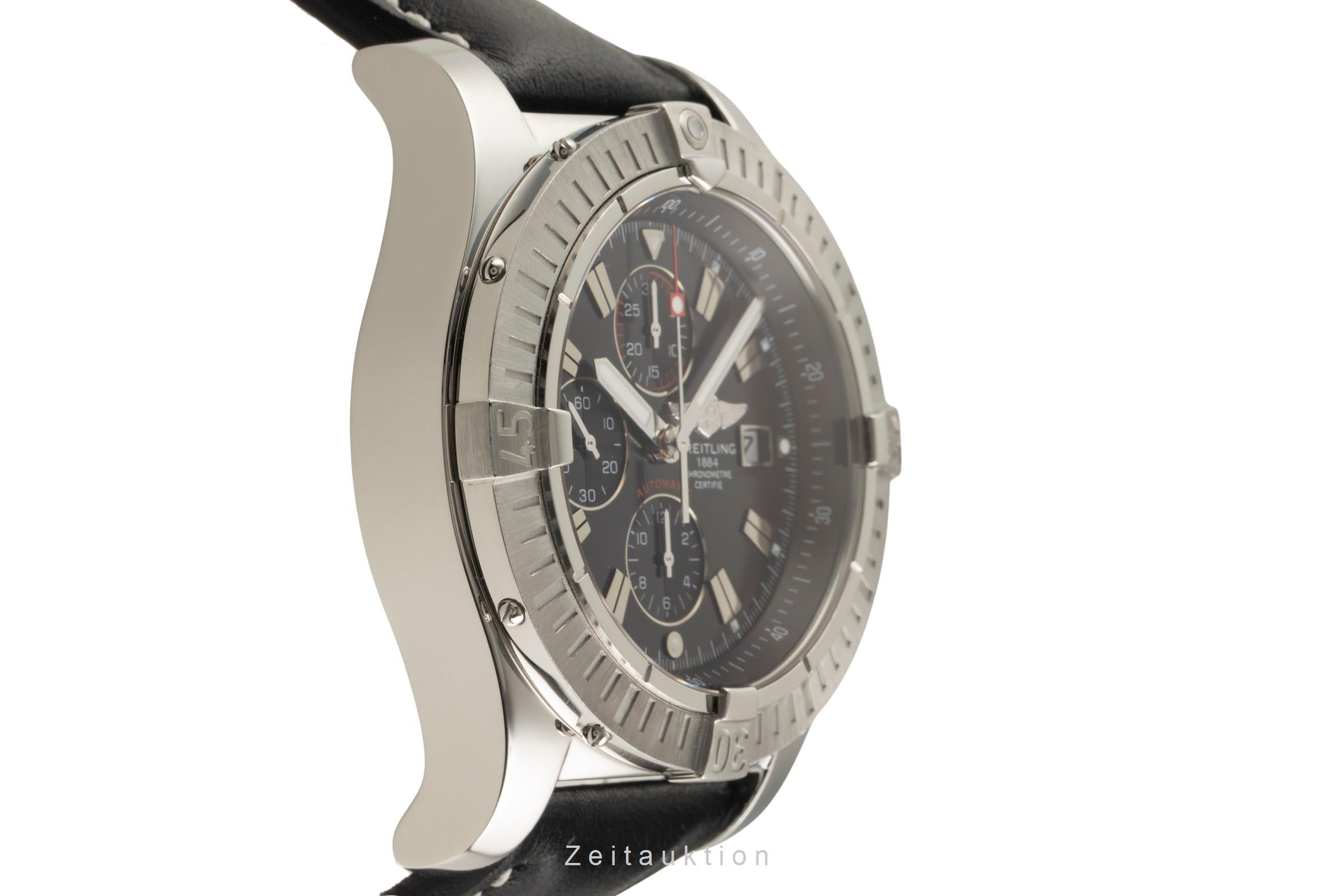Breitling Super Avenger chronographe acier automatique montre pour hommes A13370  [2602611]