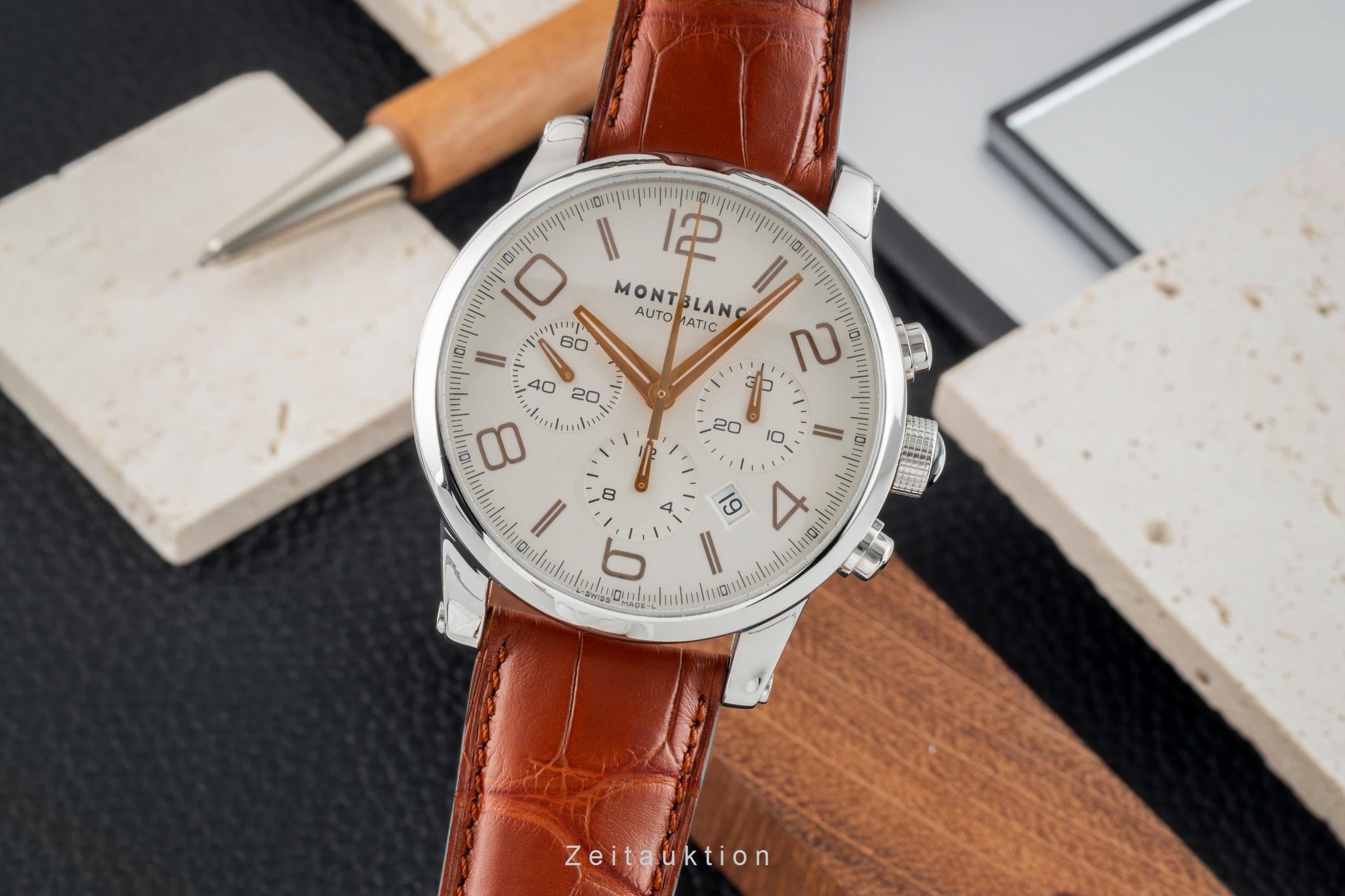Montblanc Timewalker chronograph steel automatic men's watch 7069  [2602612]