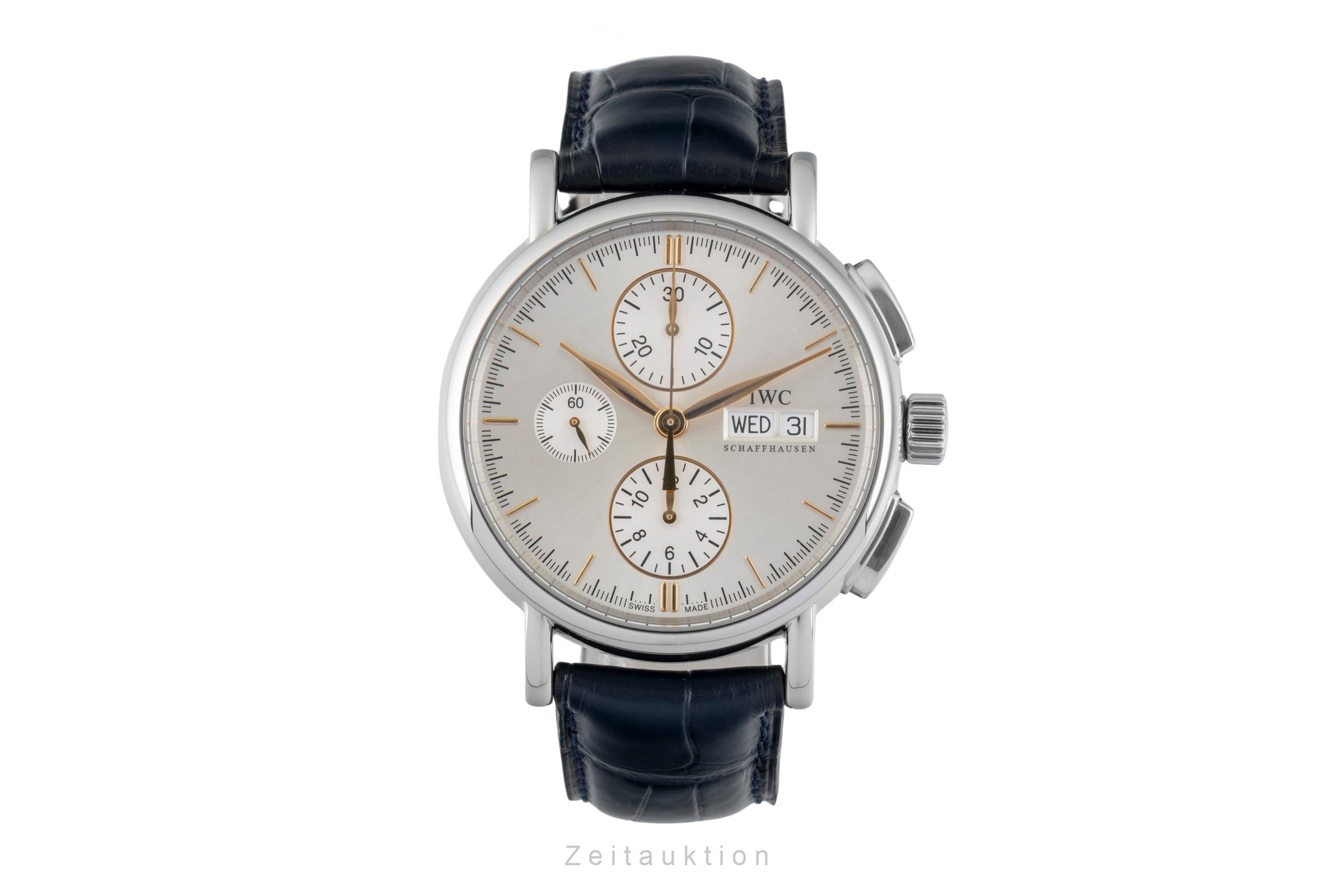 IWC Portofino Chronograph Stahl Automatik Herrenuhr Ref. IW378302  [2602614]