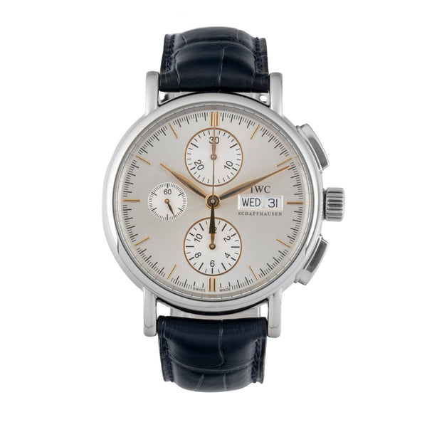 IWC Portofino Chronograph Stahl Automatik Herrenuhr Ref. IW378302  [2602614]