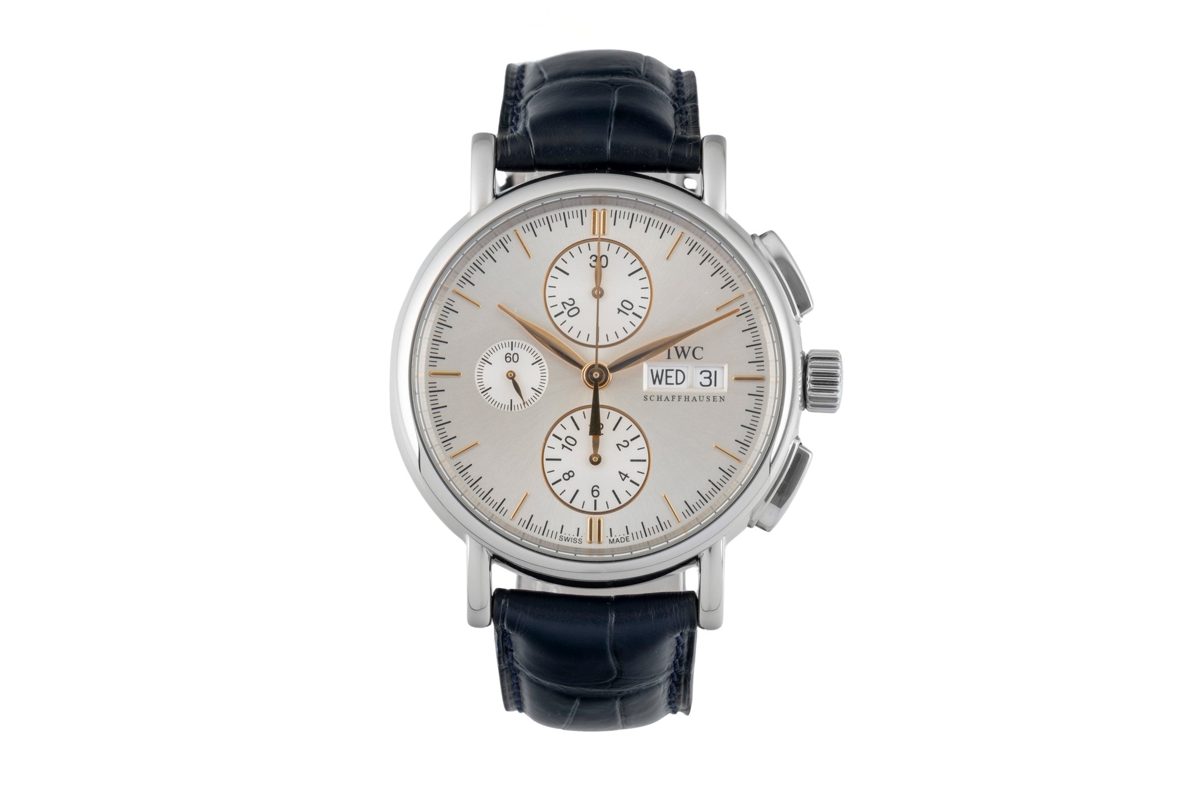IWC Portofino Chronograph Stahl Automatik Herrenuhr Ref. IW378302  [2602614]