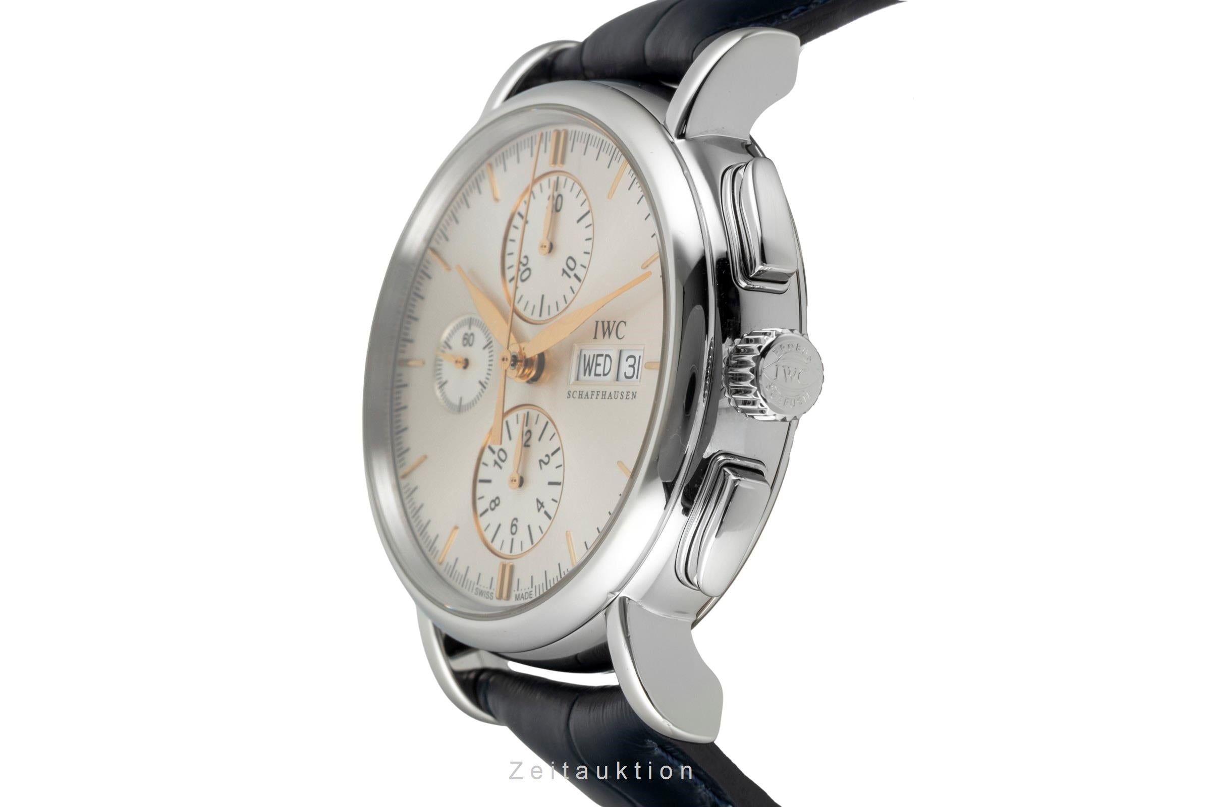 IWC Portofino Chronograph Stahl Automatik Herrenuhr Ref. IW378302  [2602614]
