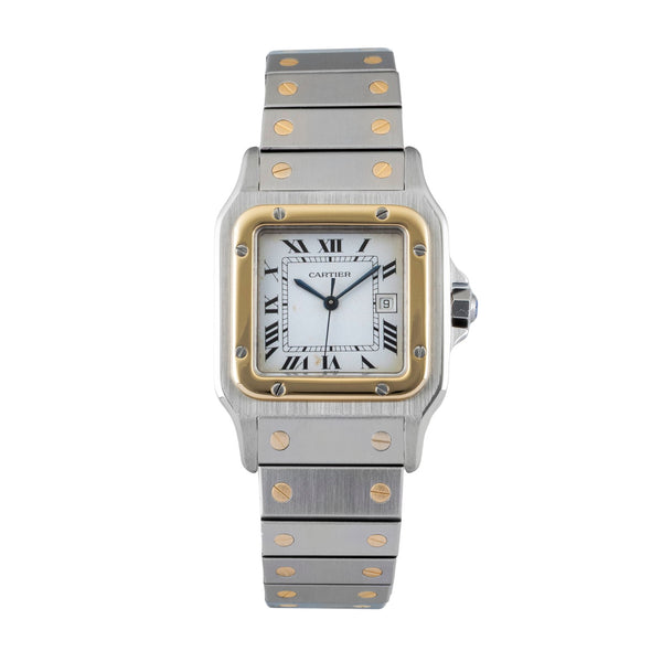 Cartier Santos acciaio / oro automatismo orologio da uomo 2961  [2602617]
