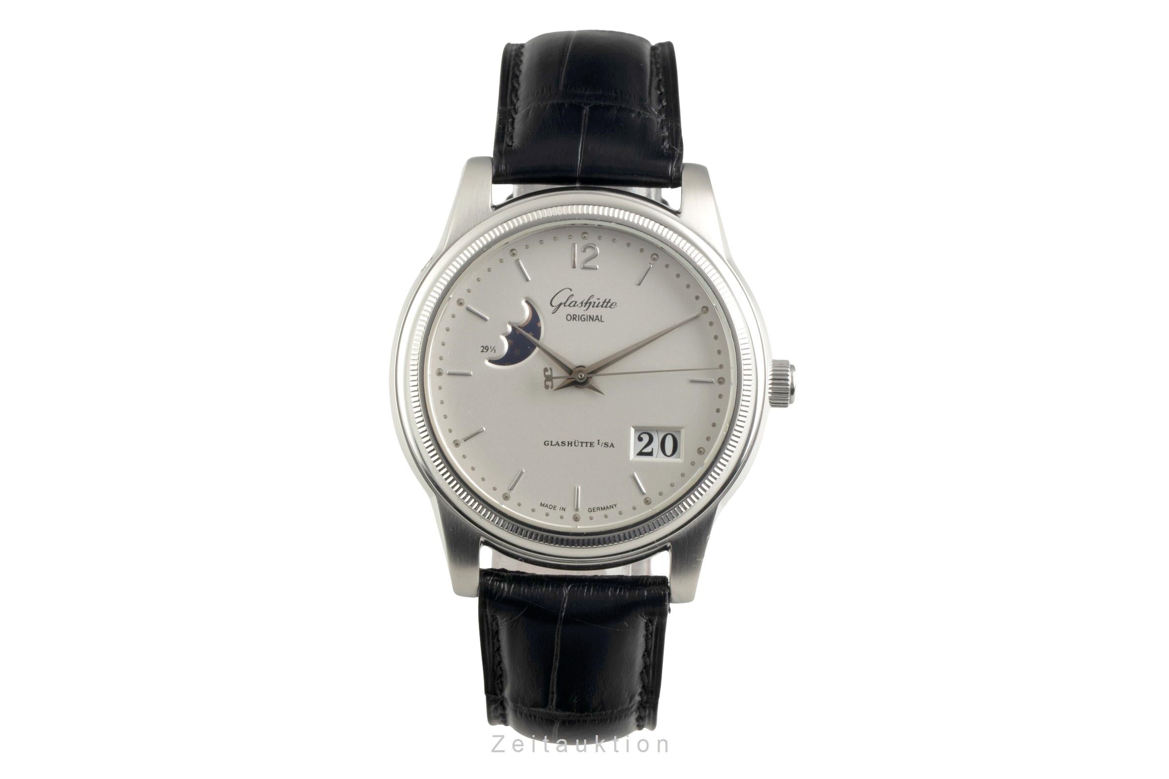 Glashütte Senator acciaio automatismo orologio da uomo 39-41-02-02-04  [2602619]
