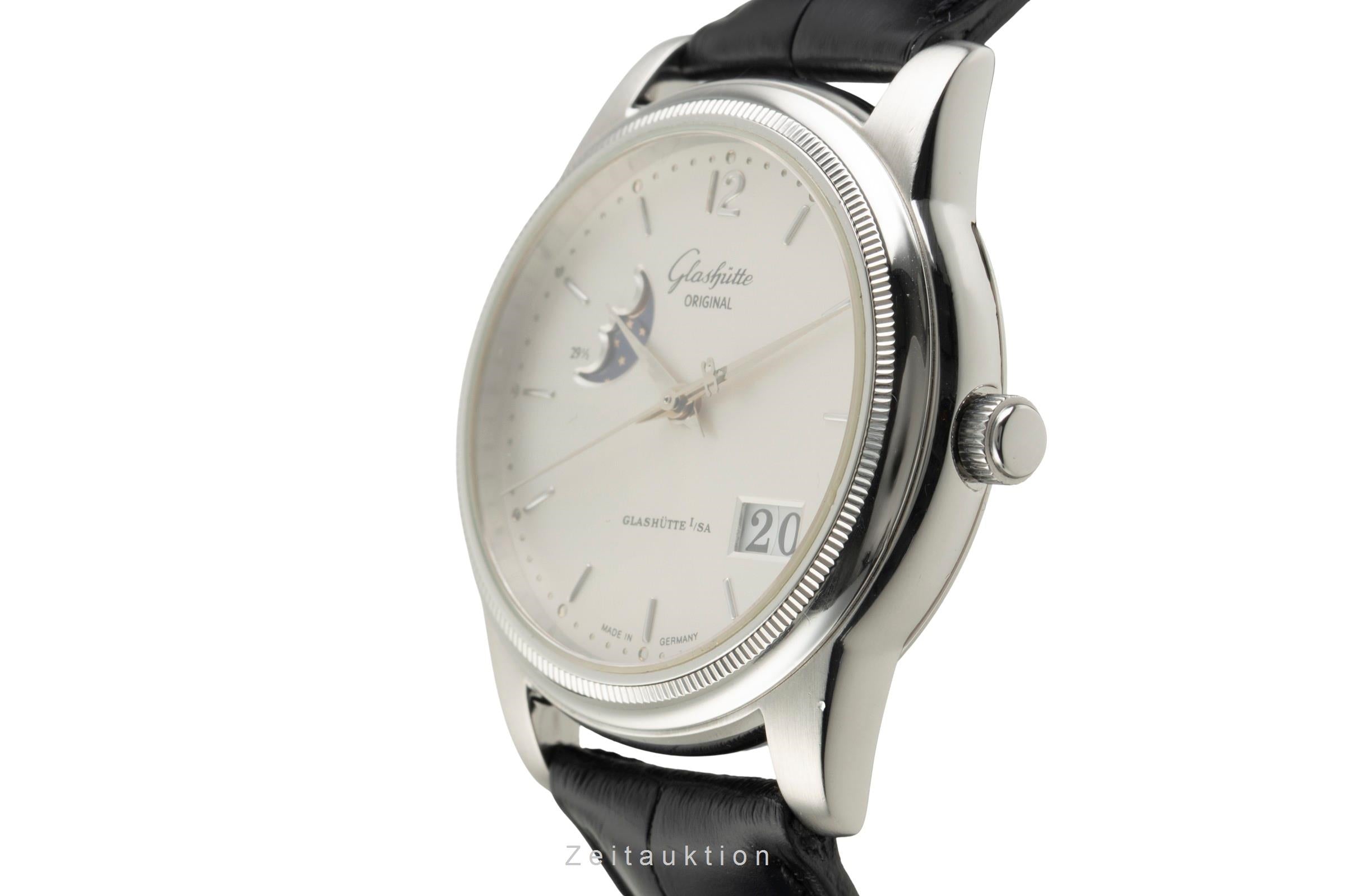 Glashütte Senator acciaio automatismo orologio da uomo 39-41-02-02-04  [2602619]
