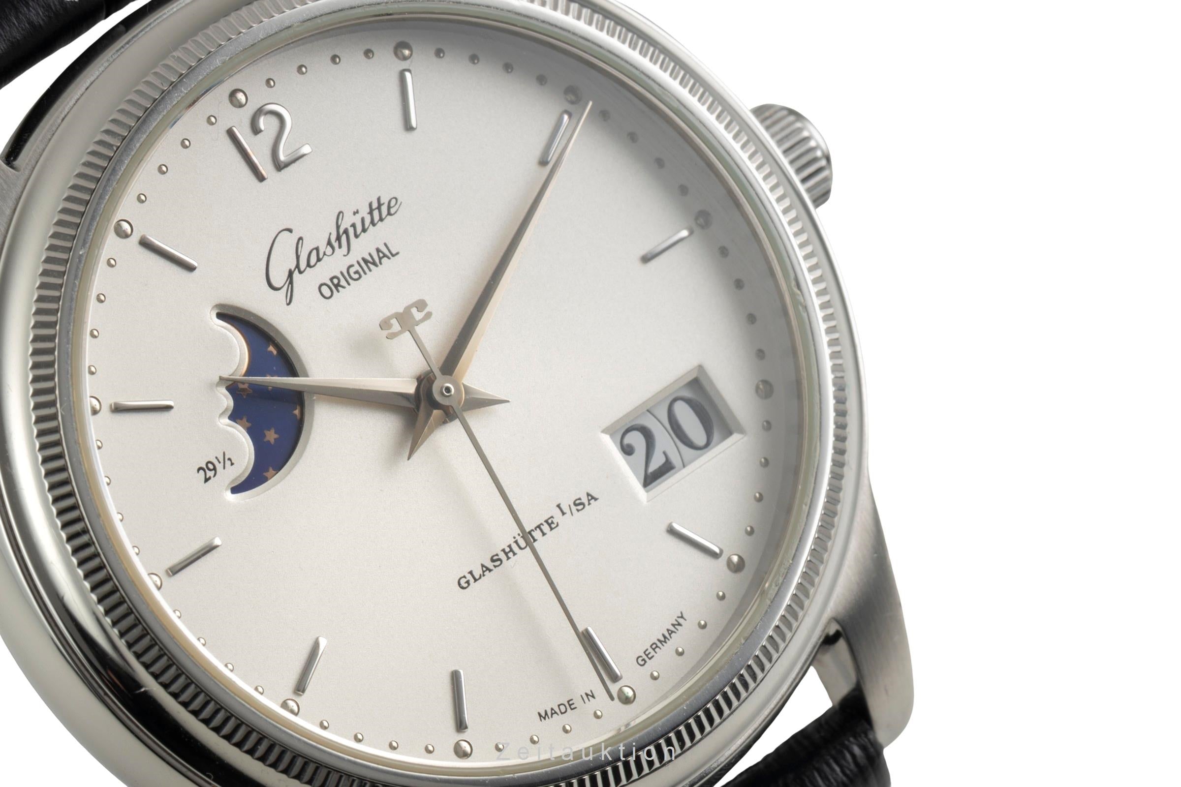 Glashütte Senator acciaio automatismo orologio da uomo 39-41-02-02-04  [2602619]