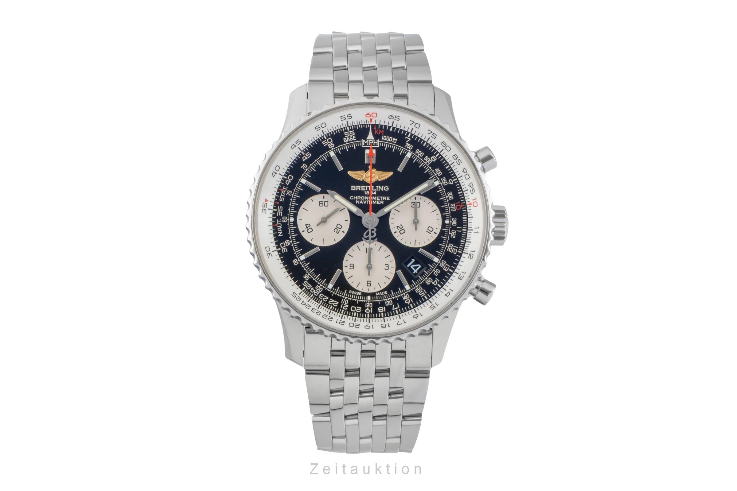 Breitling Navitimer 01 Chronograph Stahl Automatik Ref AB012012/BB01 Papers 2017 [2602622]