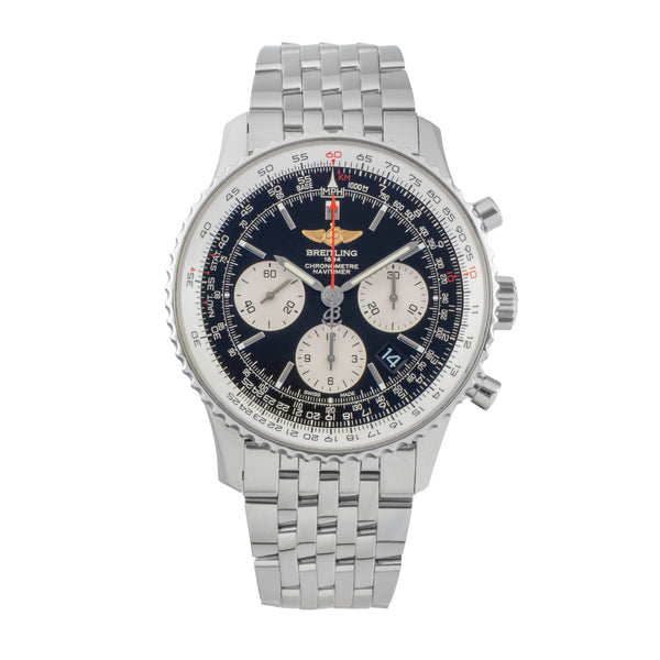 Breitling Navitimer 01 Chronograph Stahl Automatik Ref AB012012/BB01 Papers 2017 [2602622]