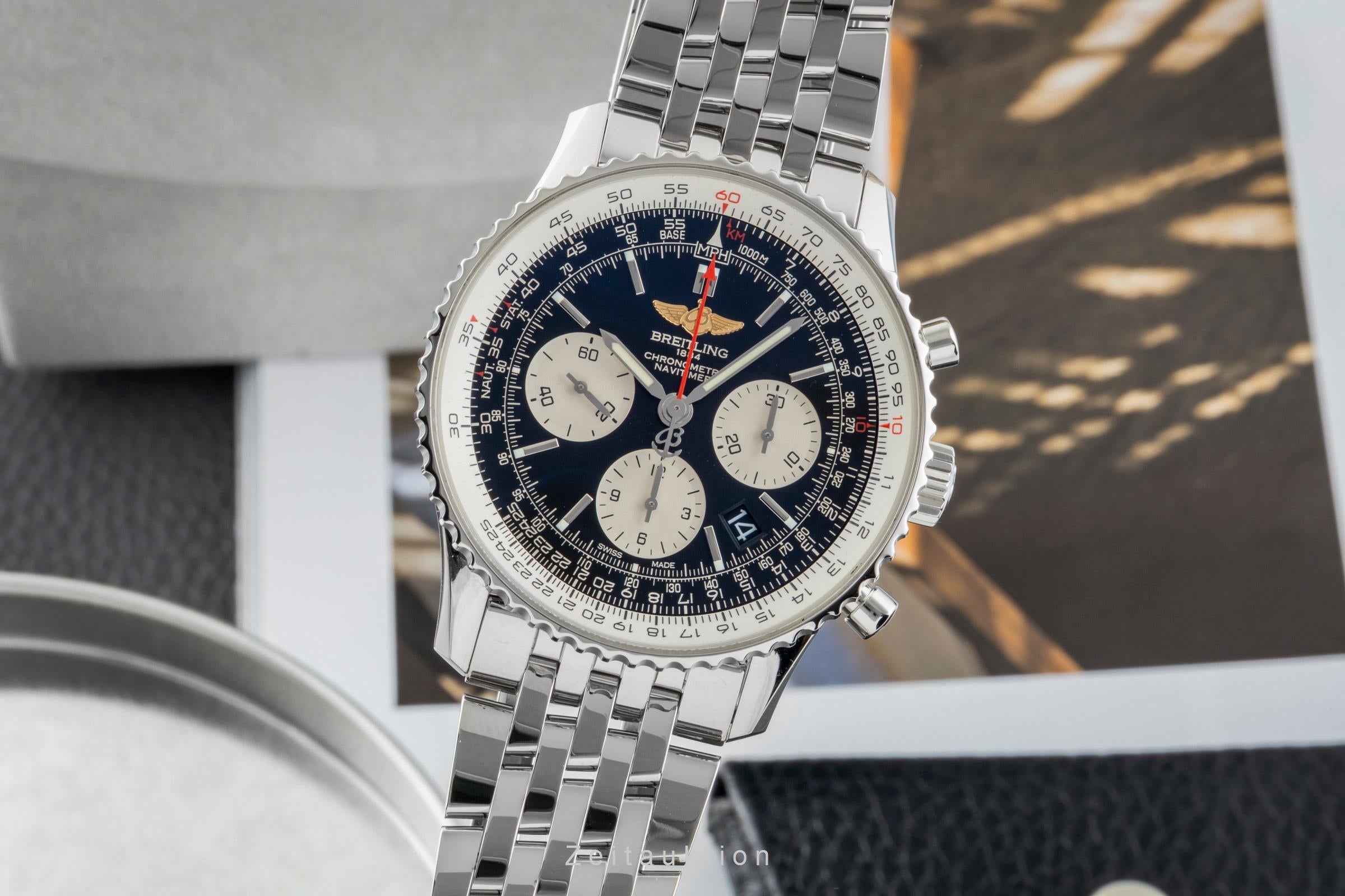 Breitling Navitimer 01 Chronograph Stahl Automatik Ref AB012012/BB01 Papers 2017 [2602622]