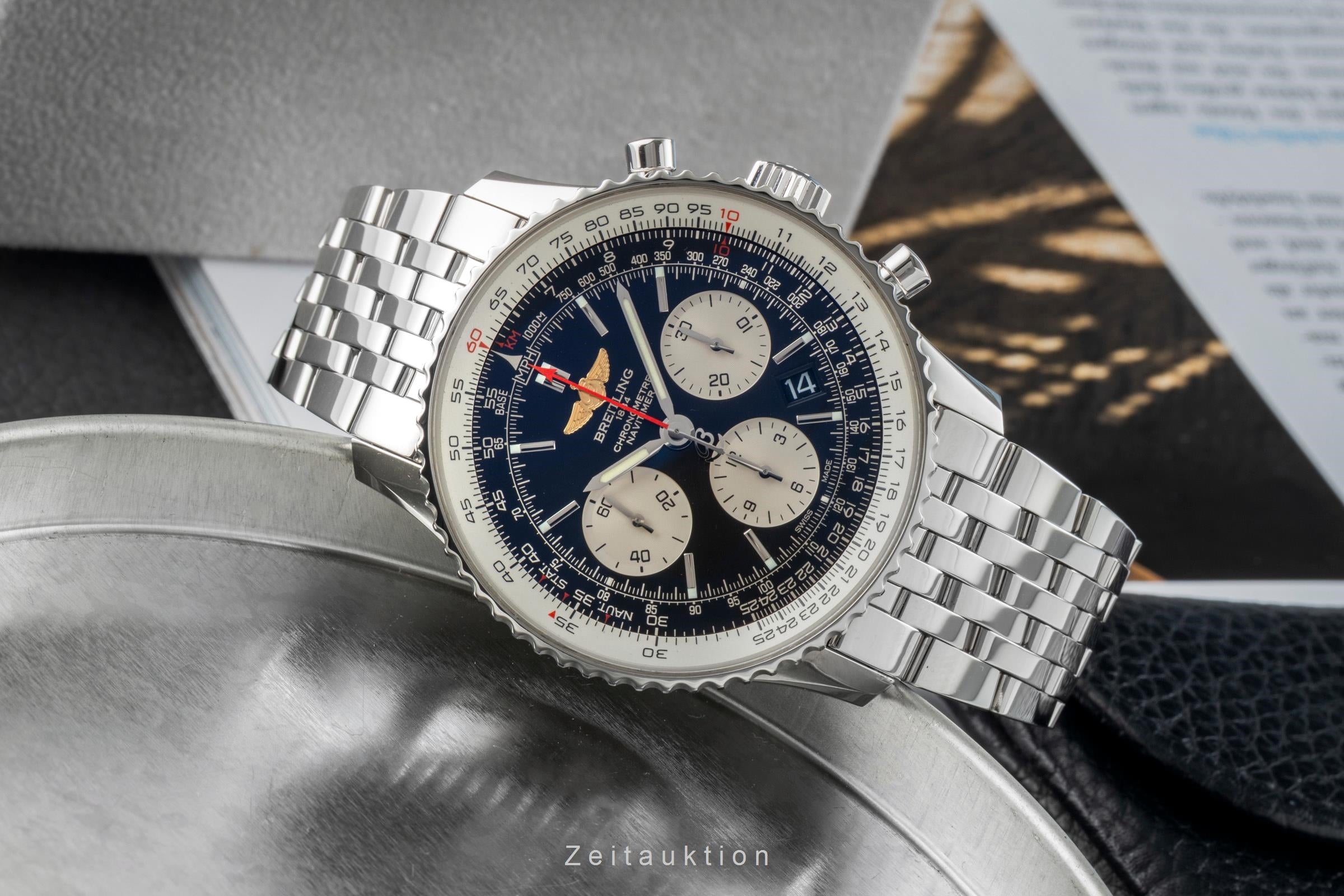 Breitling Navitimer 01 Chronograph Stahl Automatik Ref AB012012/BB01 Papers 2017 [2602622]