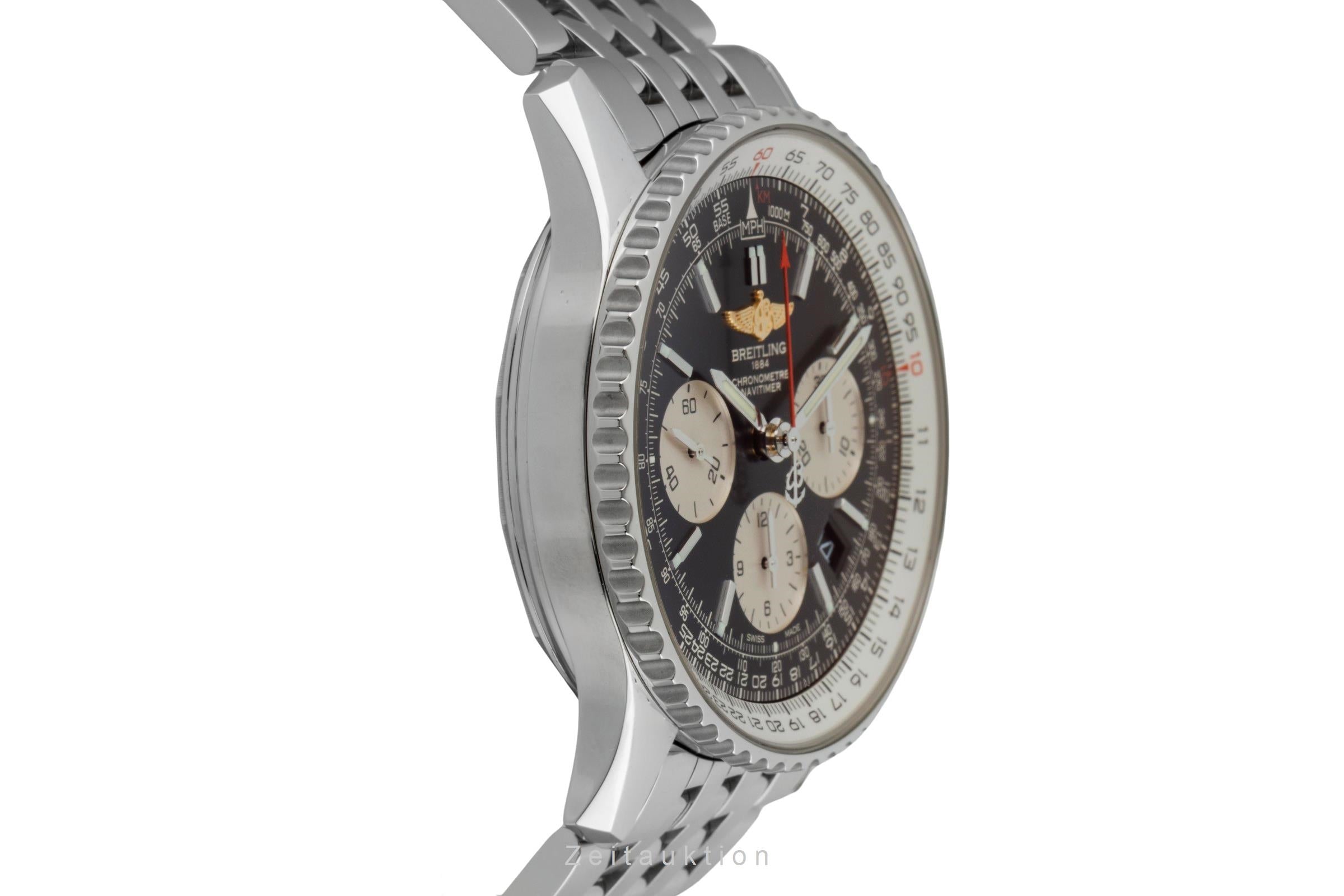 Breitling Navitimer 01 Chronograph Stahl Automatik Ref AB012012/BB01 Papers 2017 [2602622]