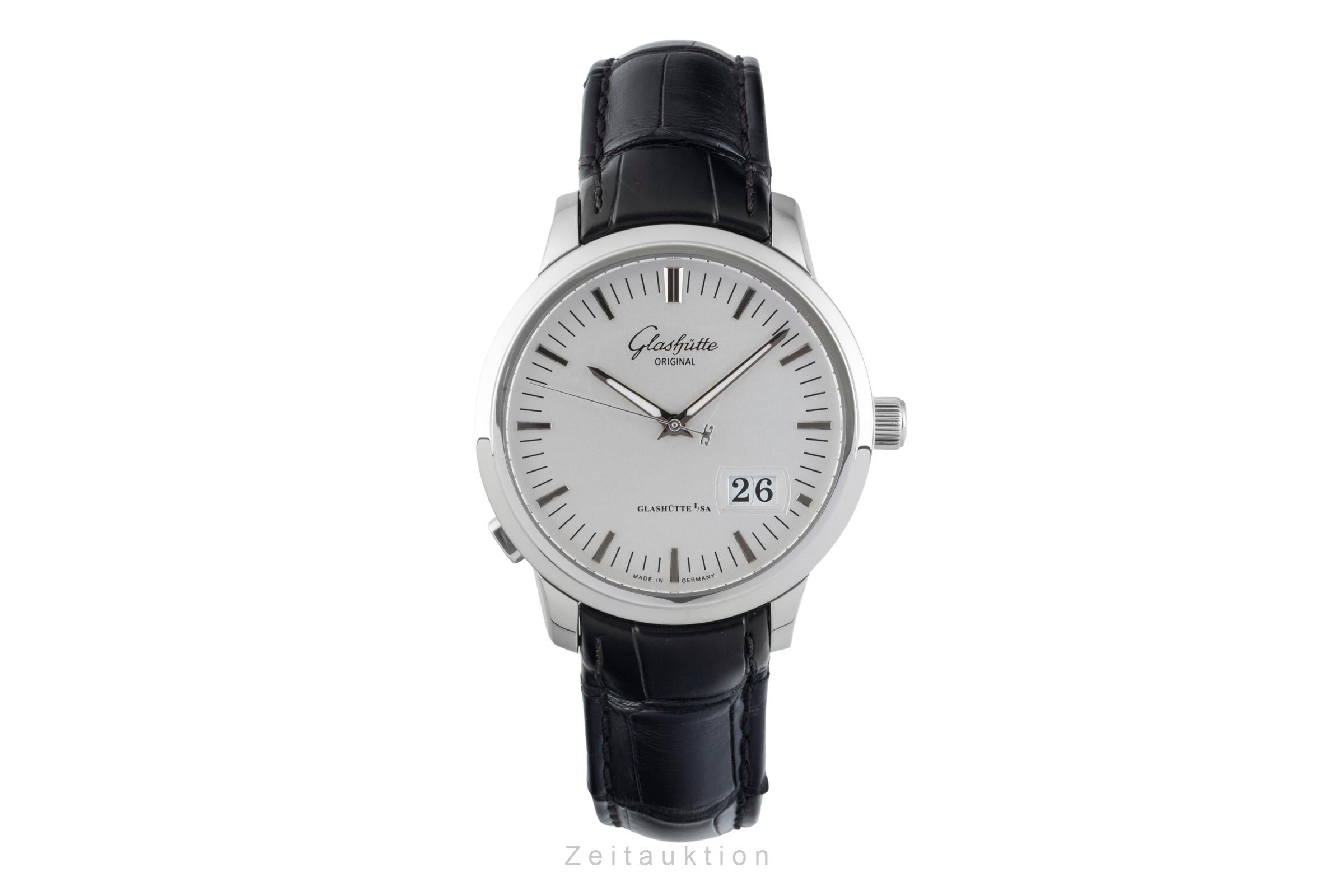 Glashütte Senator acero automático reloj para caballeros 100-03-13-02-04  [2602625]