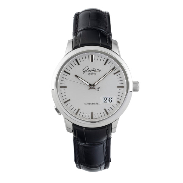 Glashütte Senator acero automático reloj para caballeros 100-03-13-02-04  [2602625]