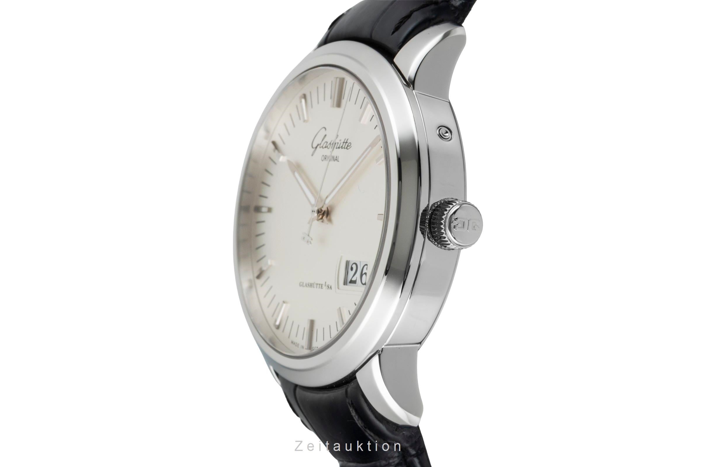 Glashütte Senator acero automático reloj para caballeros 100-03-13-02-04  [2602625]
