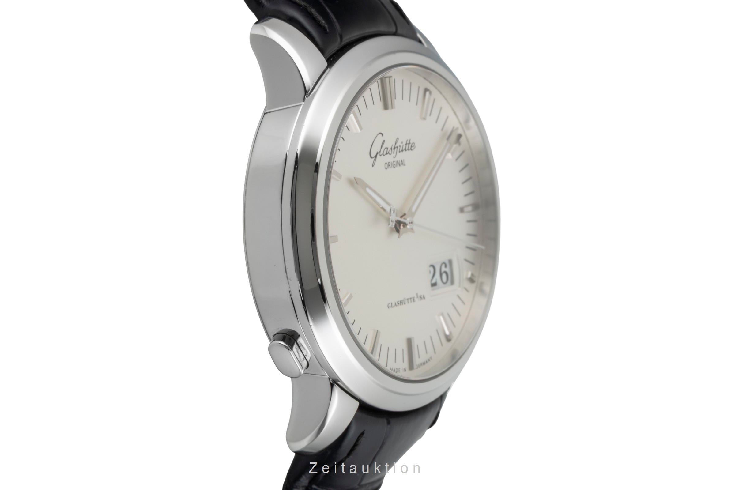 Glashütte Senator acero automático reloj para caballeros 100-03-13-02-04  [2602625]