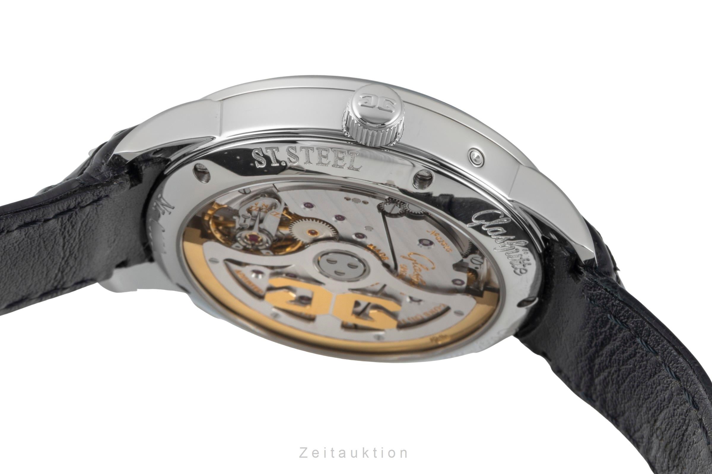Glashütte Senator acero automático reloj para caballeros 100-03-13-02-04  [2602625]