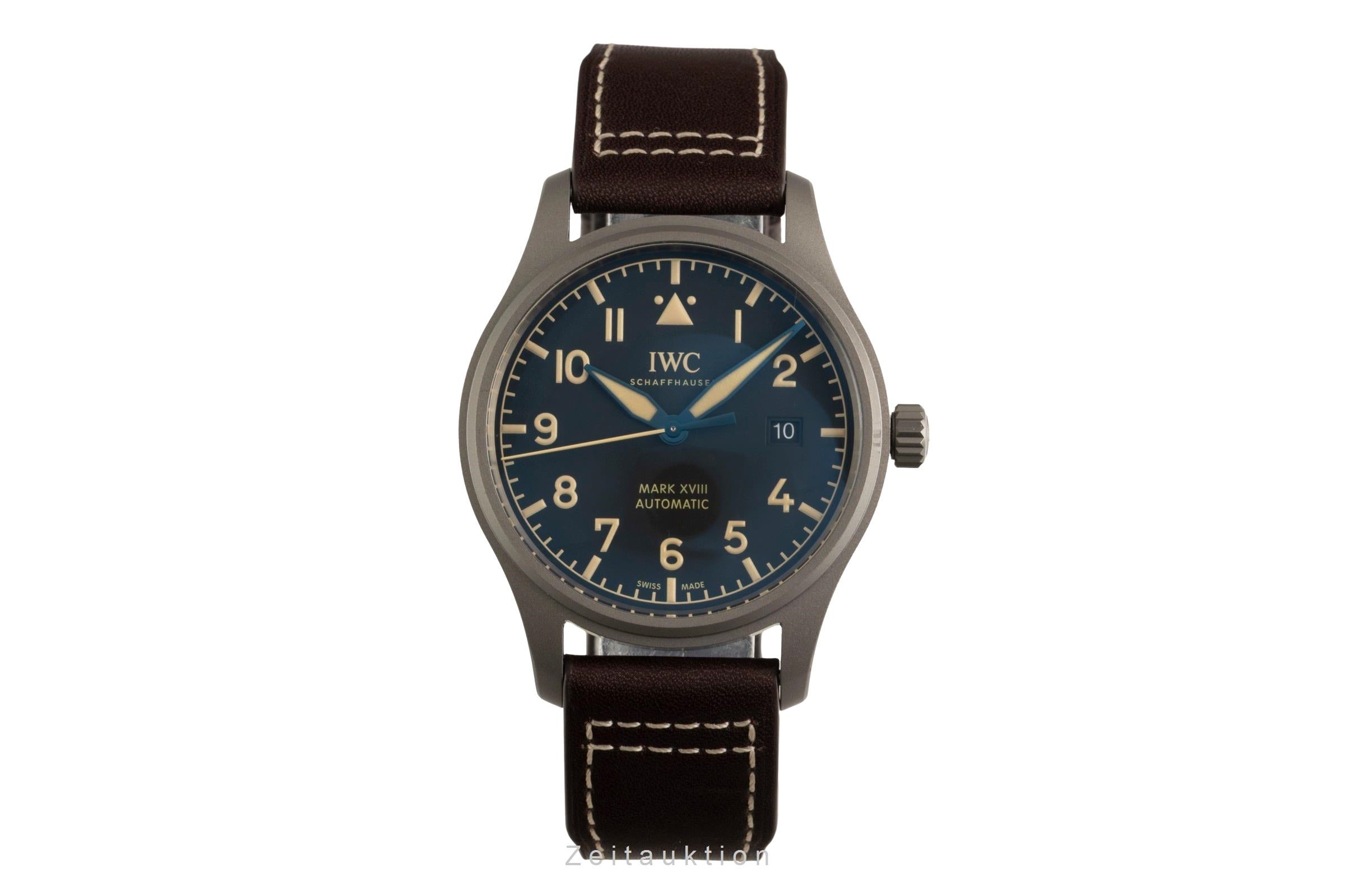 IWC Pilot Mark XVIII Heritage Automatik Titan Datum Ref. IW327006 Papiere 2018 [2602626]