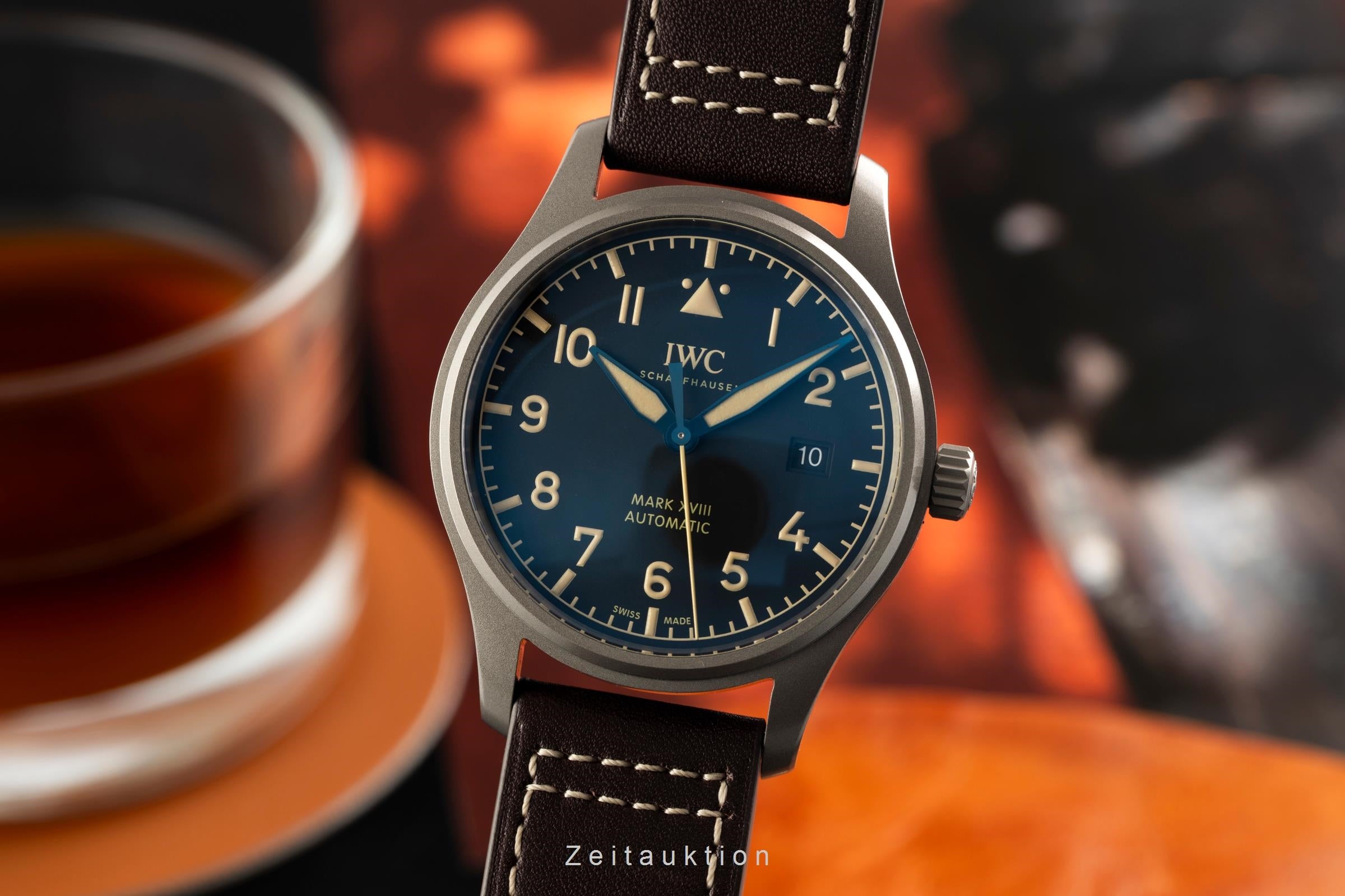 IWC Pilot Mark XVIII Heritage Automatik Titan Datum Ref. IW327006 Papiere 2018 [2602626]