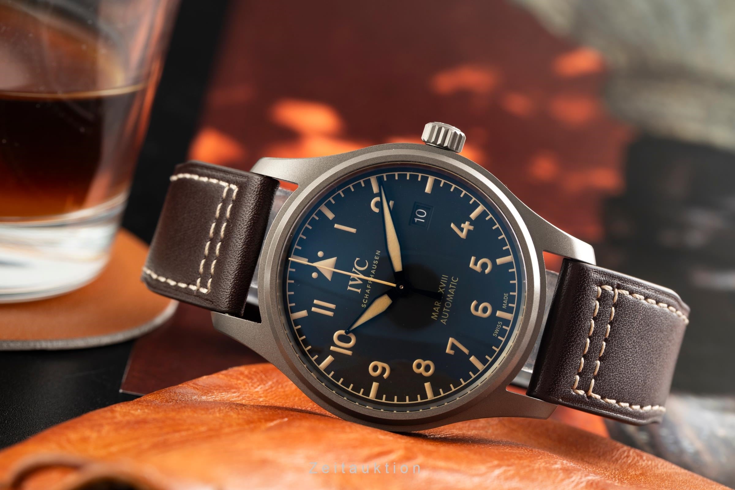IWC Pilot Mark XVIII Heritage Automatik Titan Datum Ref. IW327006 Papiere 2018 [2602626]