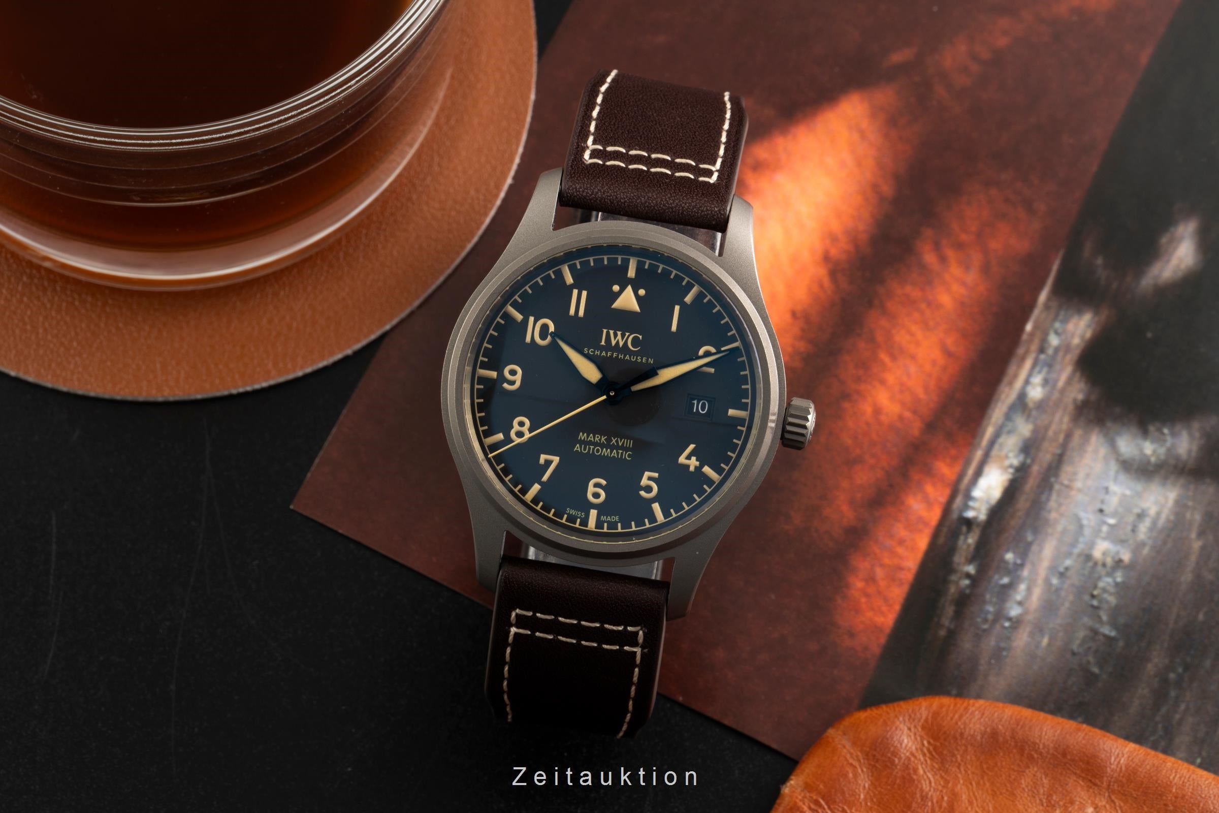 IWC Pilot Mark XVIII Heritage Automatik Titan Datum Ref. IW327006 Papiere 2018 [2602626]