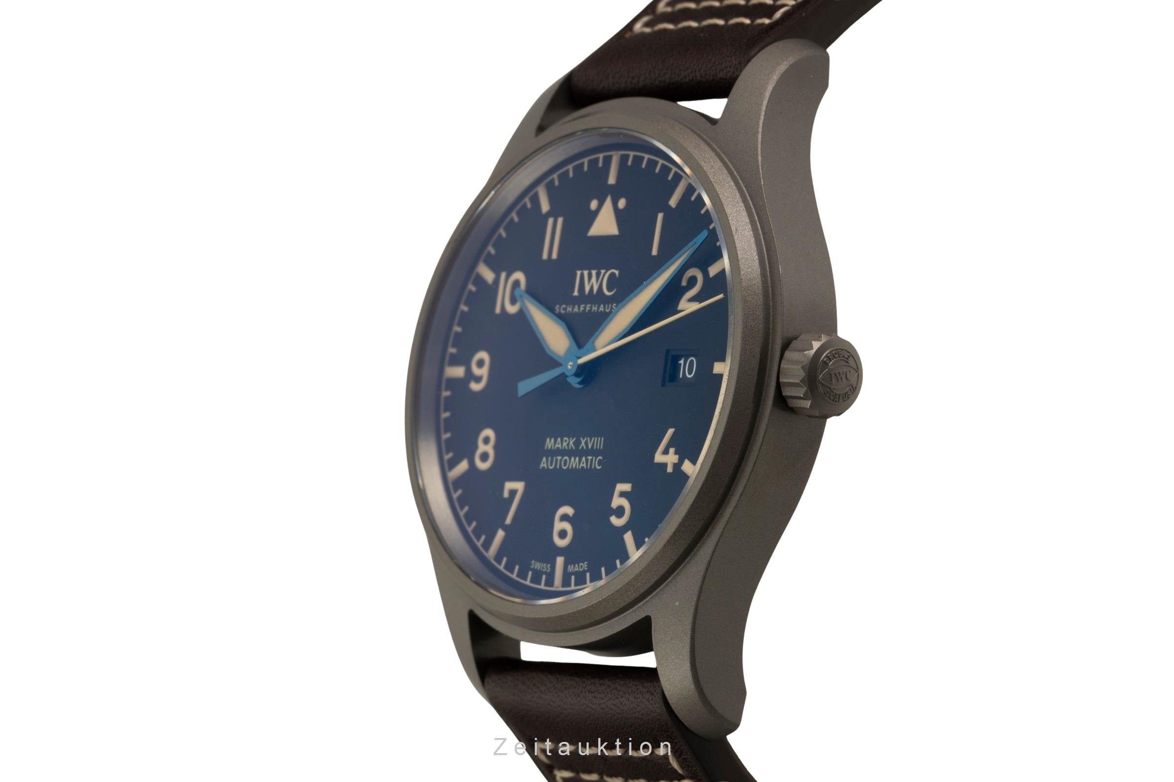 IWC Pilot Mark XVIII Heritage Automatik Titan Datum Ref. IW327006 Papiere 2018 [2602626]