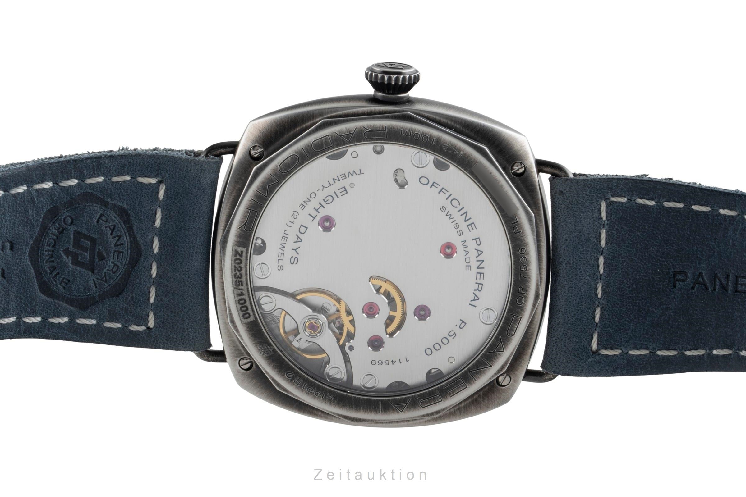 Panerai Radiomir steel manual winding Kal. P.5000 Ref. PAM01348
