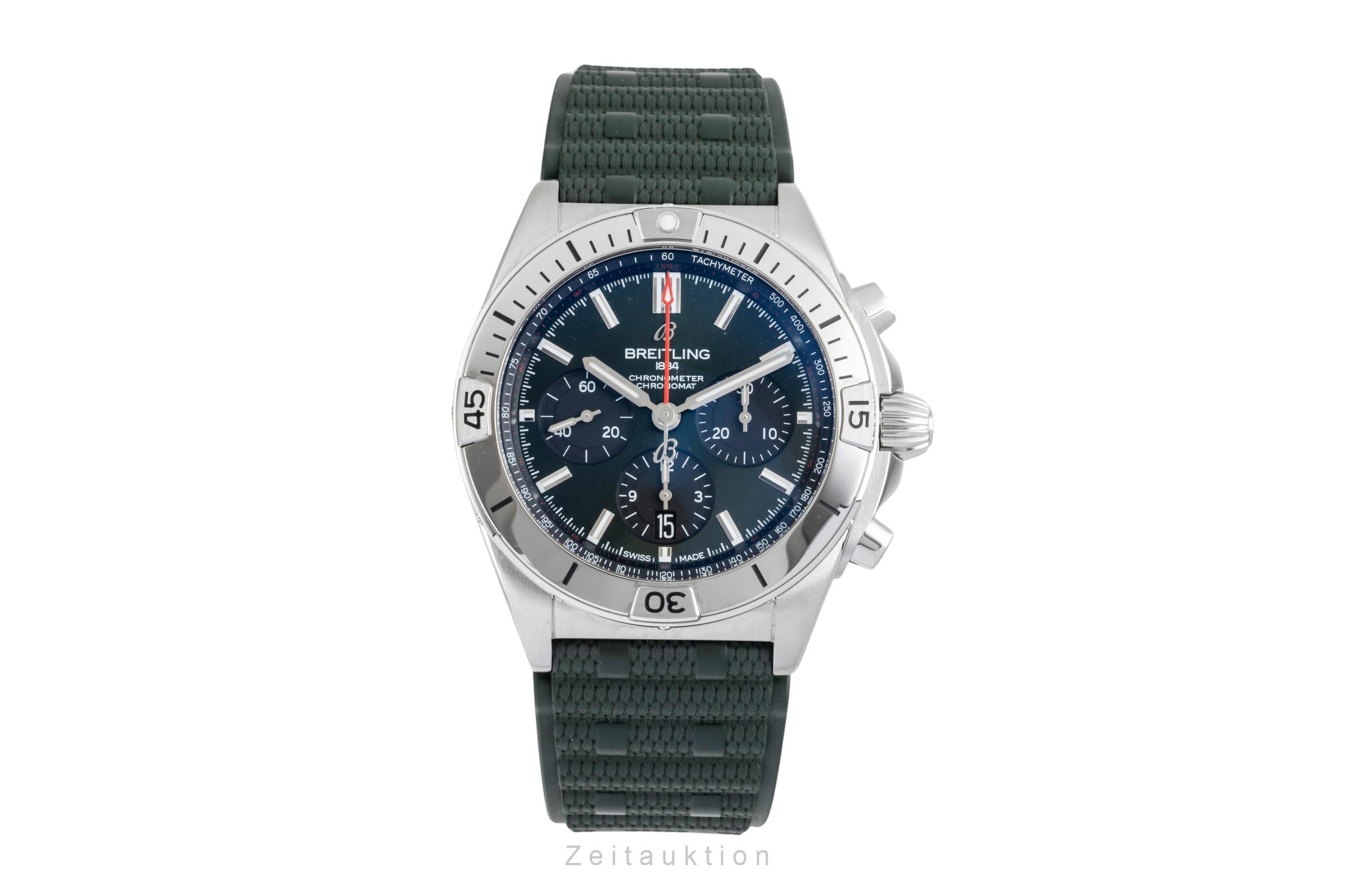 Breitling Chronomat chronograph steel automatic men's watch AB0134101L2S1 LP: 8800EUR  [2602633]