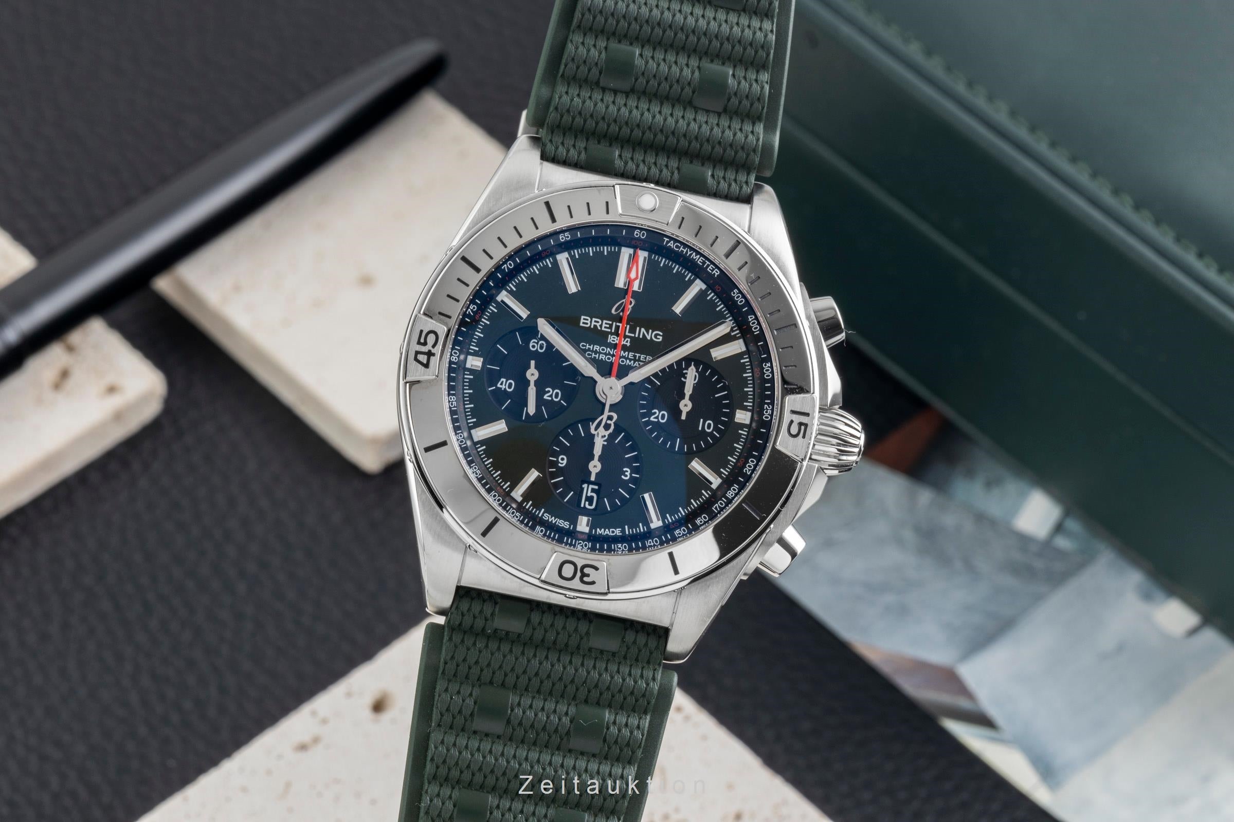 Breitling Chronomat cronografo acciaio automatismo orologio da uomo AB0134101L2S1 LP: 8800EUR  [2602633]