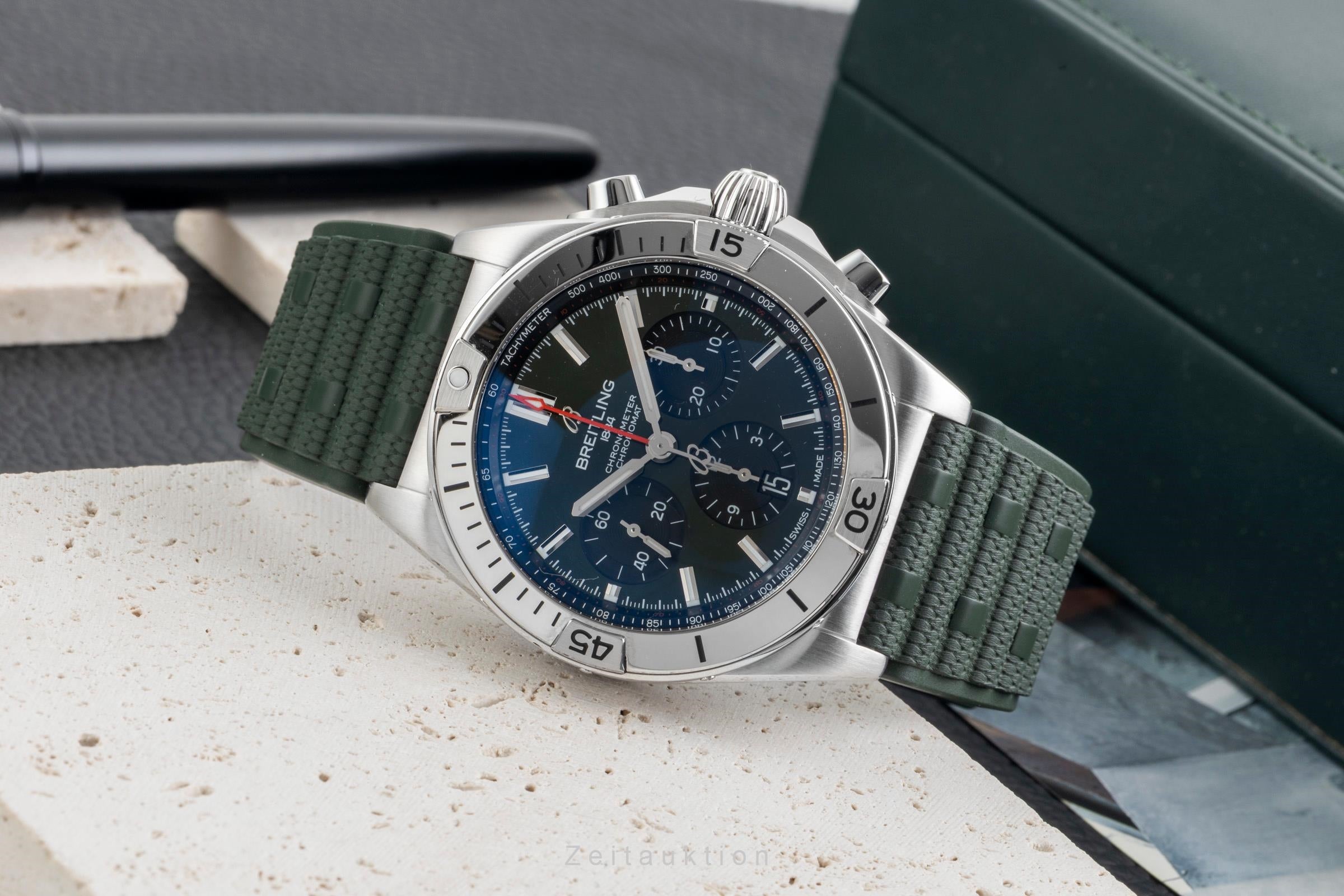 Breitling Chronomat chronograph steel automatic men's watch AB0134101L2S1 LP: 8800EUR  [2602633]