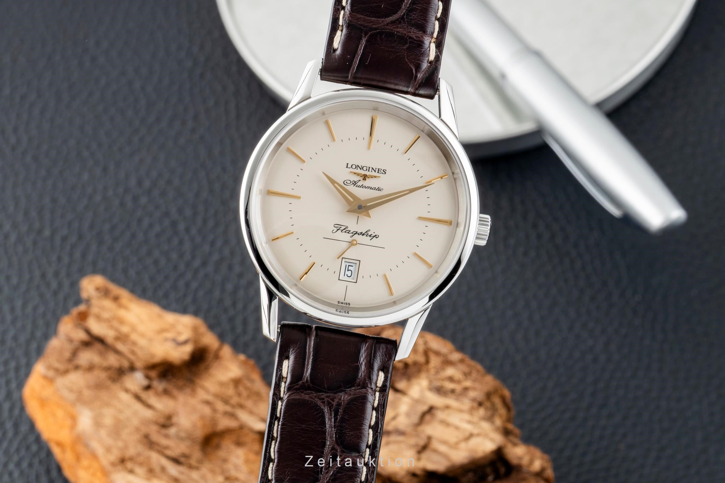 Longines Flagship acciaio automatismo orologio da uomo L4.795.4.78.2 LP: 2000EUR  [2602636]