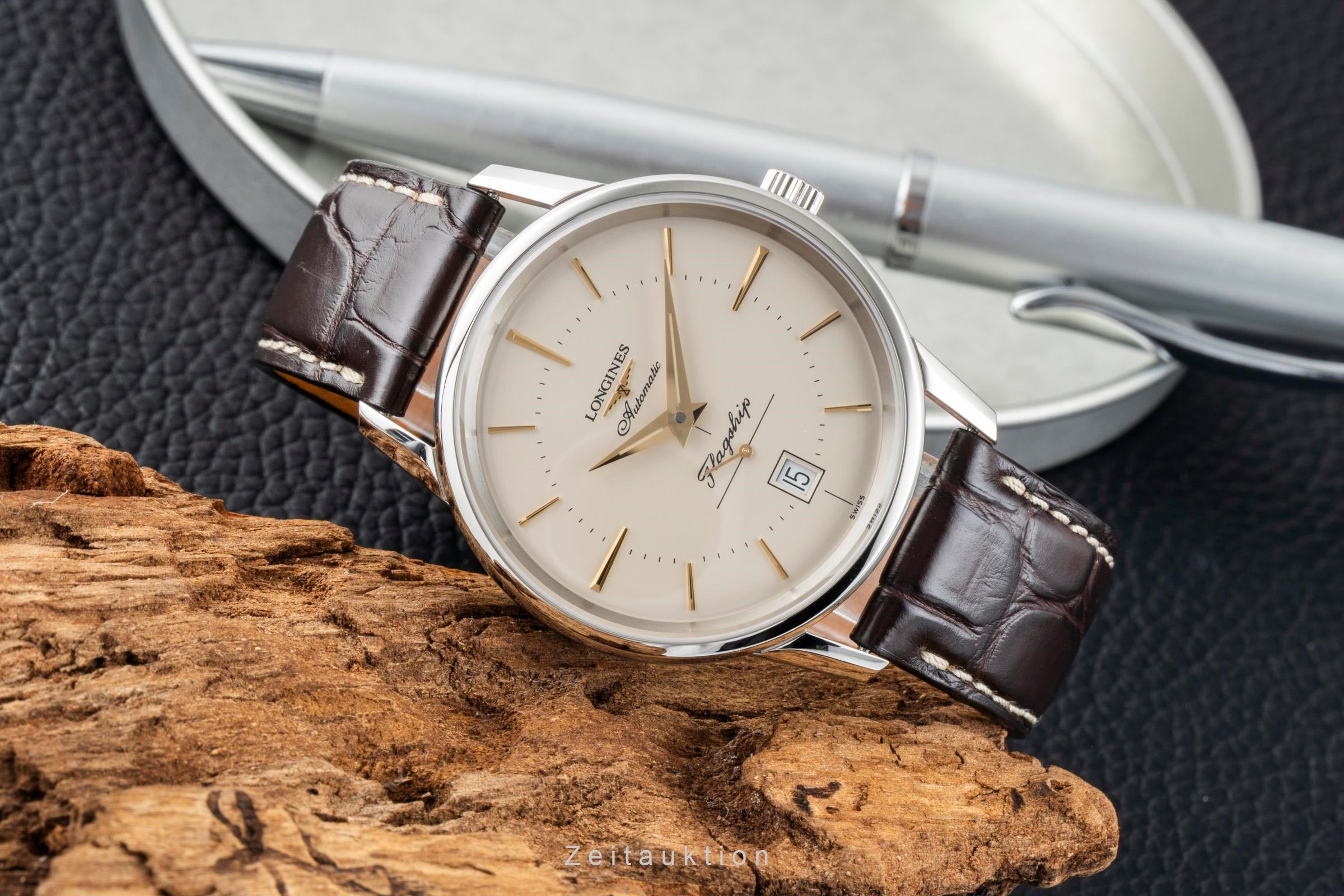 Longines Flagship acciaio automatismo orologio da uomo L4.795.4.78.2 LP: 2000EUR  [2602636]