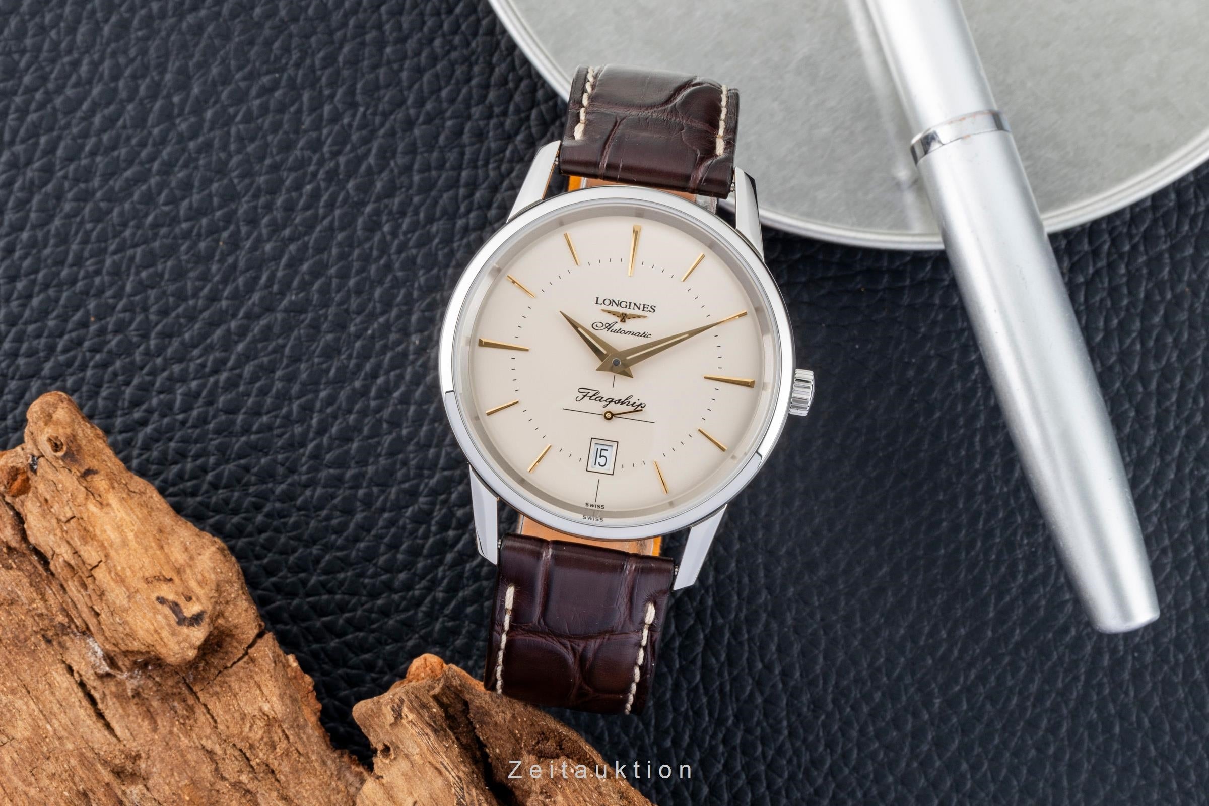 Longines Flagship acciaio automatismo orologio da uomo L4.795.4.78.2 LP: 2000EUR  [2602636]