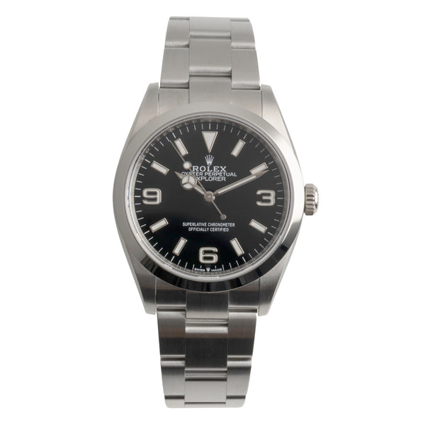 Rolex Explorer Oyster Edelstahl Automatik Herren Ref. 124270 Box & Papiere 2024 [2602638]