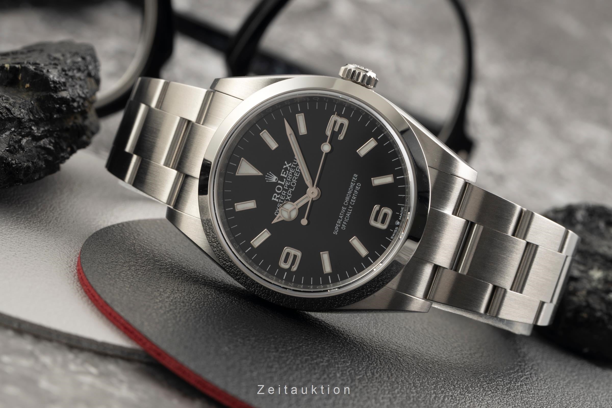 Rolex Explorer Oyster Edelstahl Automatik Herren Ref. 124270 Box & Papiere 2024 [2602638]