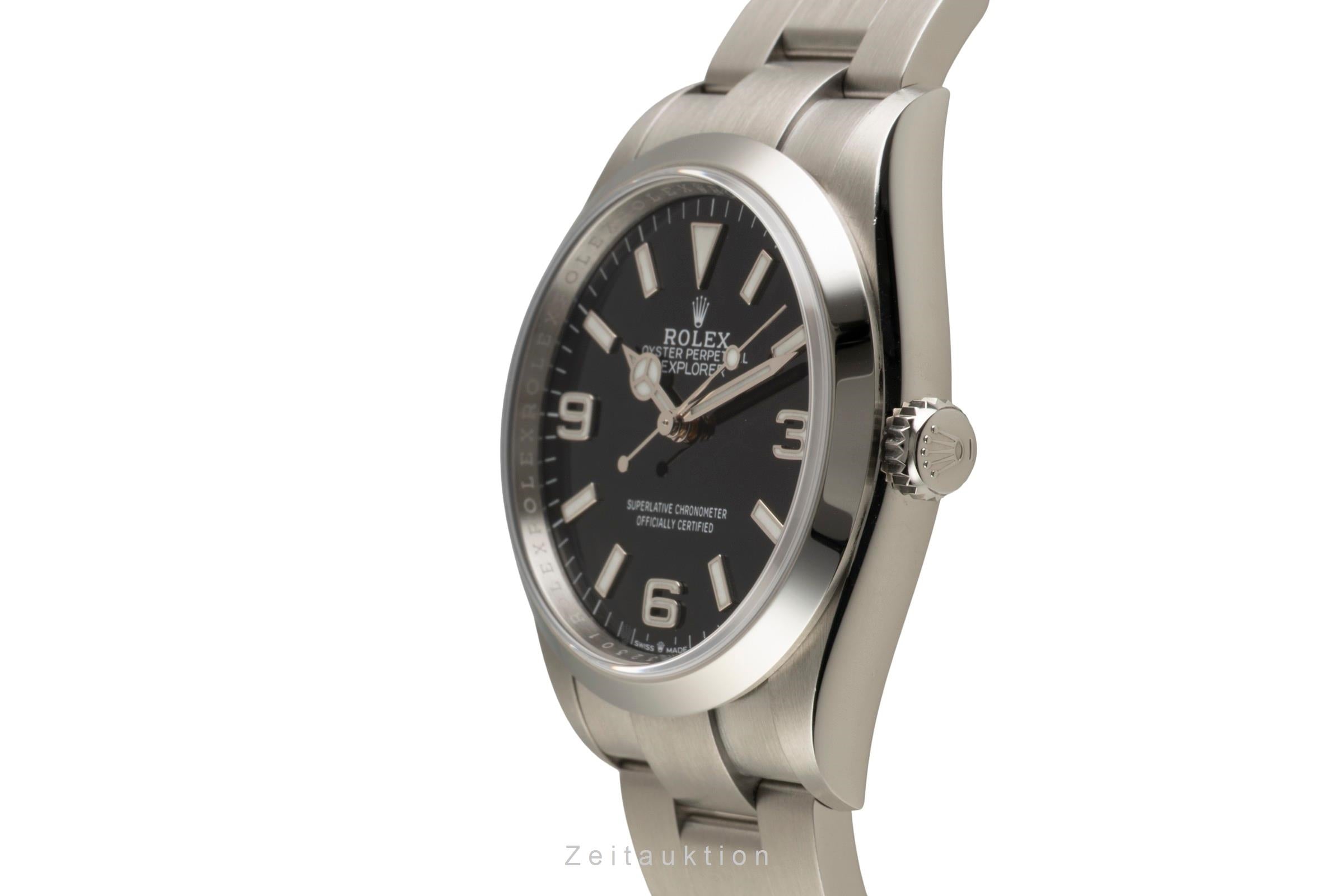 Rolex Explorer Oyster Edelstahl Automatik Herren Ref. 124270 Box & Papiere 2024 [2602638]
