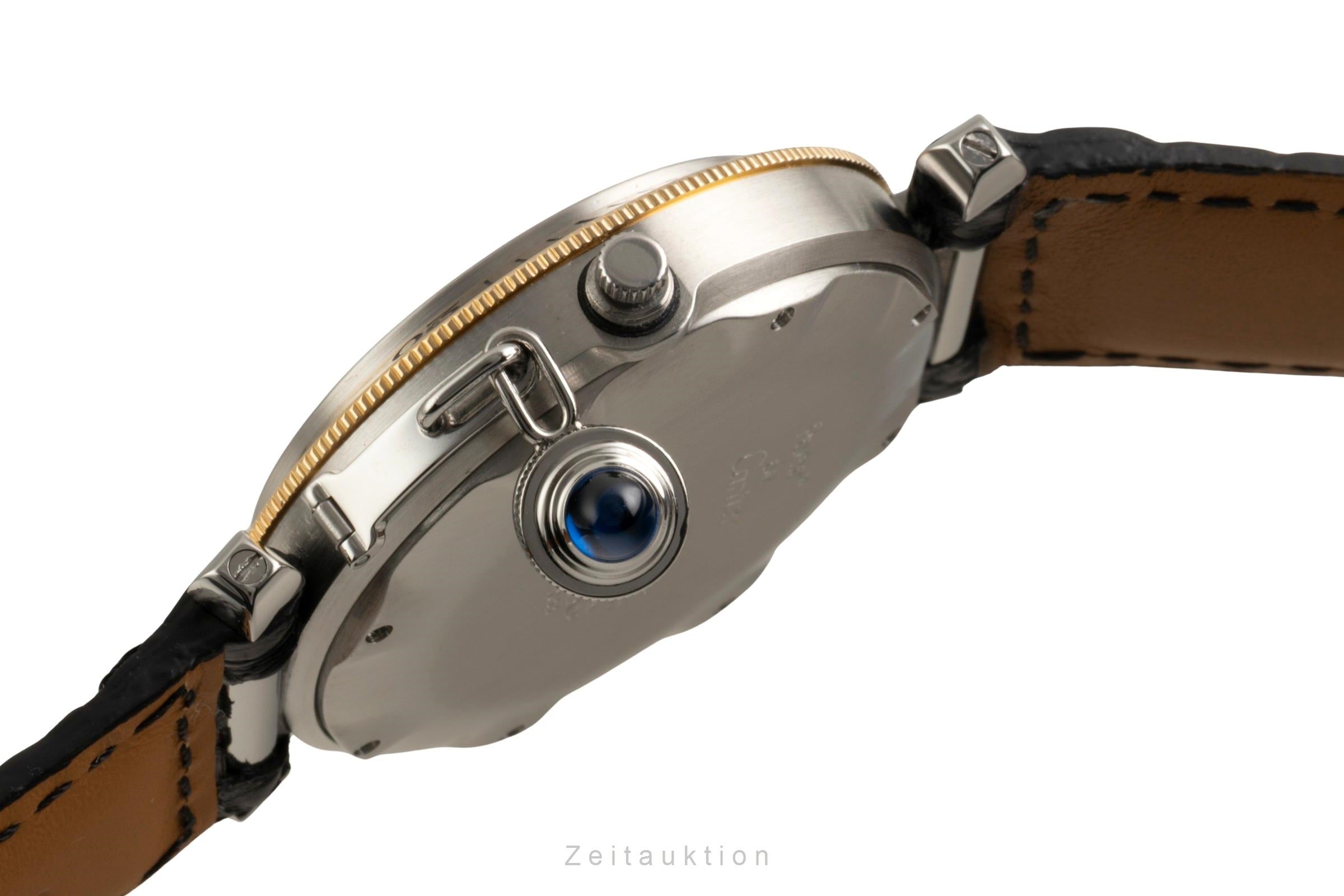 Cartier Pasha acero / oro automático reloj para caballeros W31012H3, 1033  [2602640]
