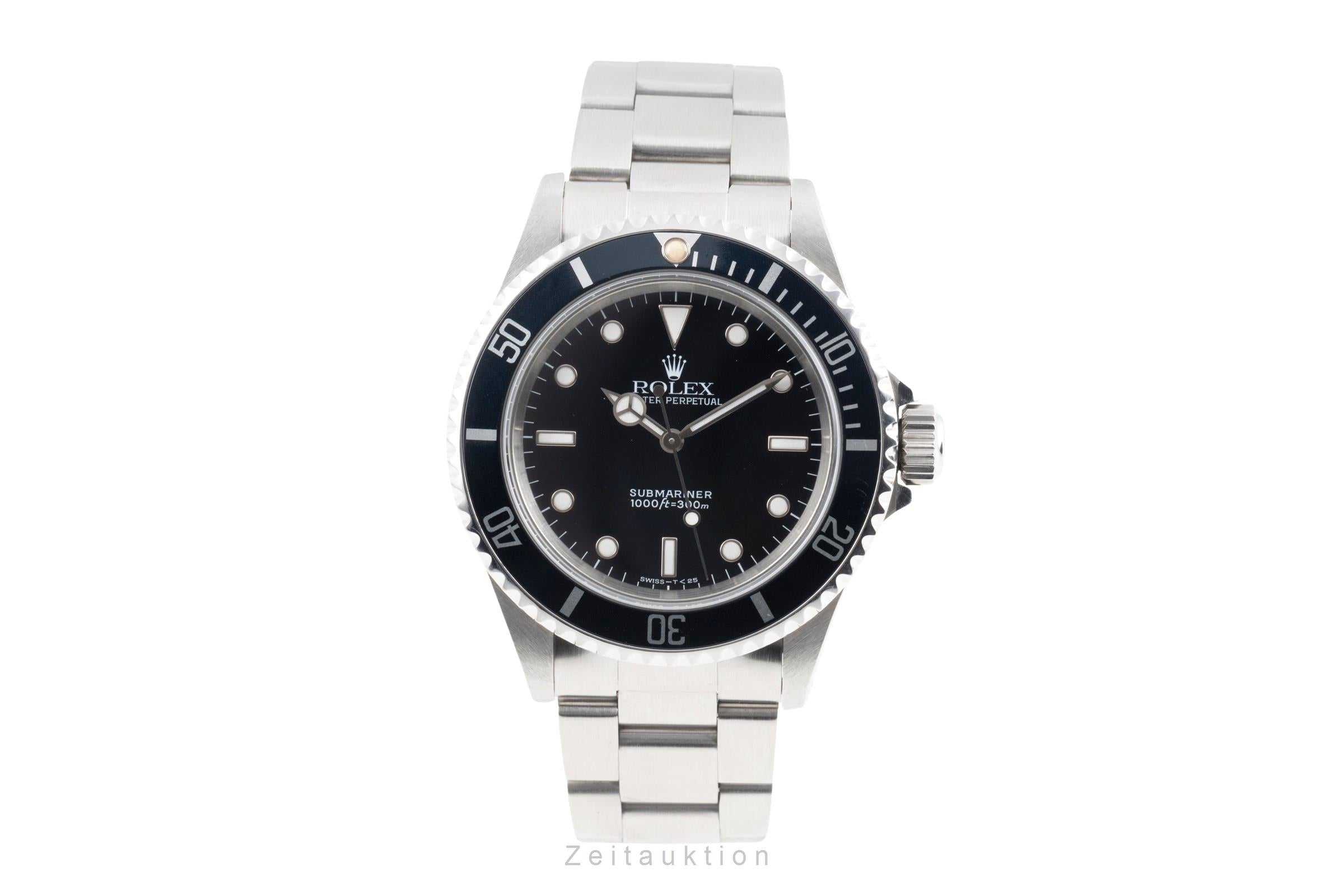Rolex Submariner acero automático reloj para caballeros 14060  [2602642]