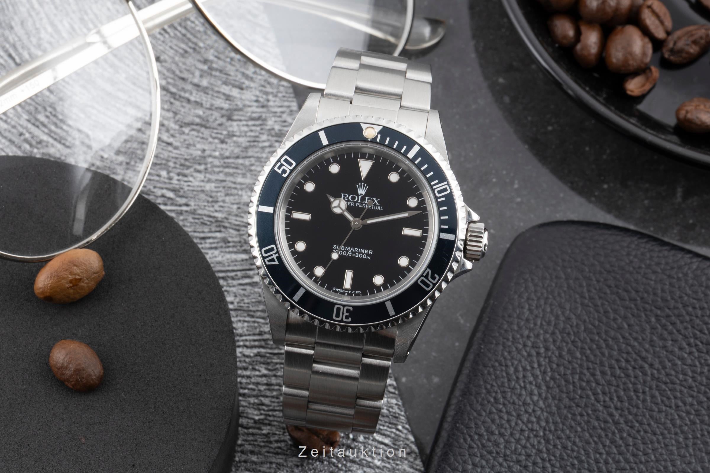 Rolex Submariner acero automático reloj para caballeros 14060  [2602642]