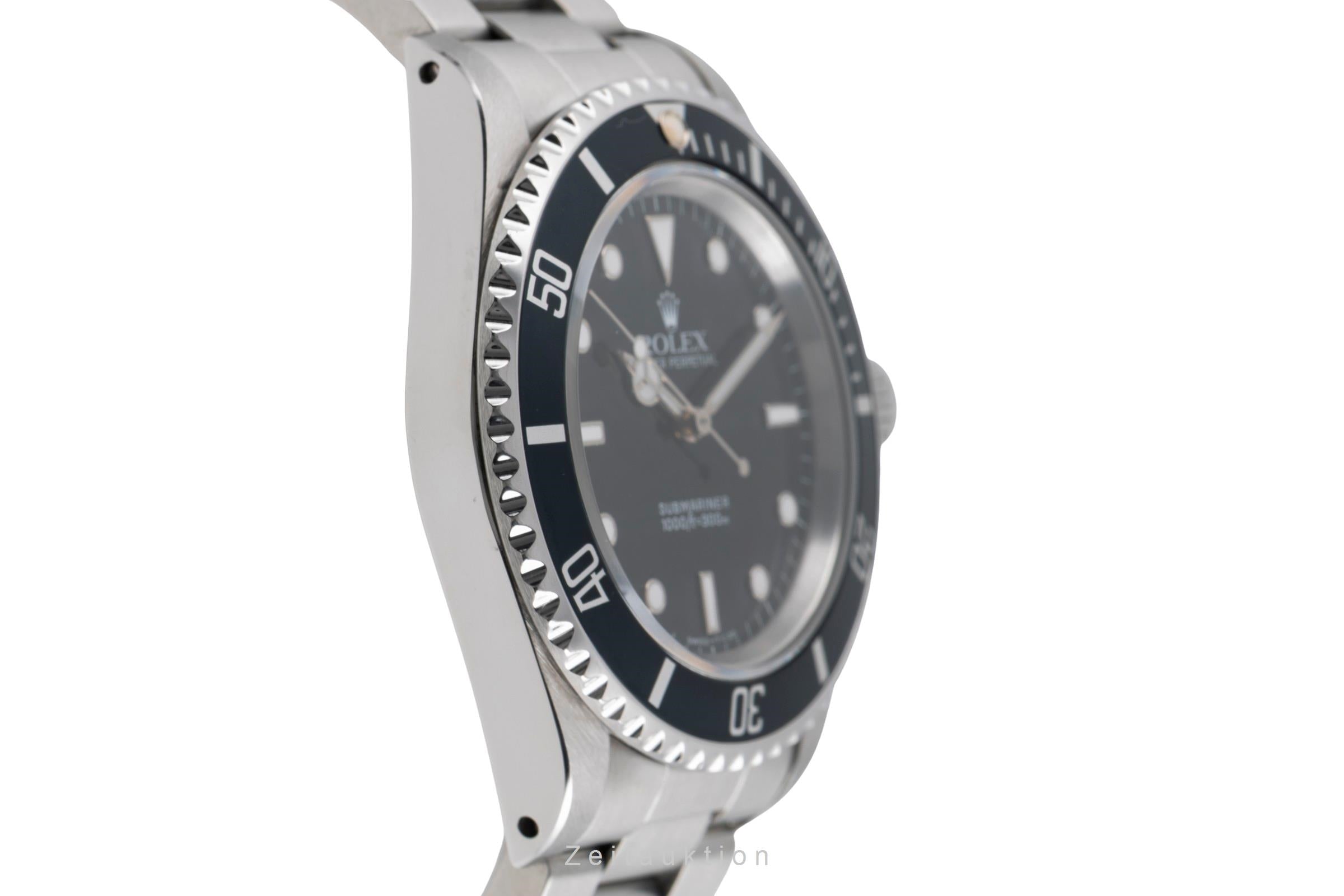 Rolex Submariner acero automático reloj para caballeros 14060  [2602642]