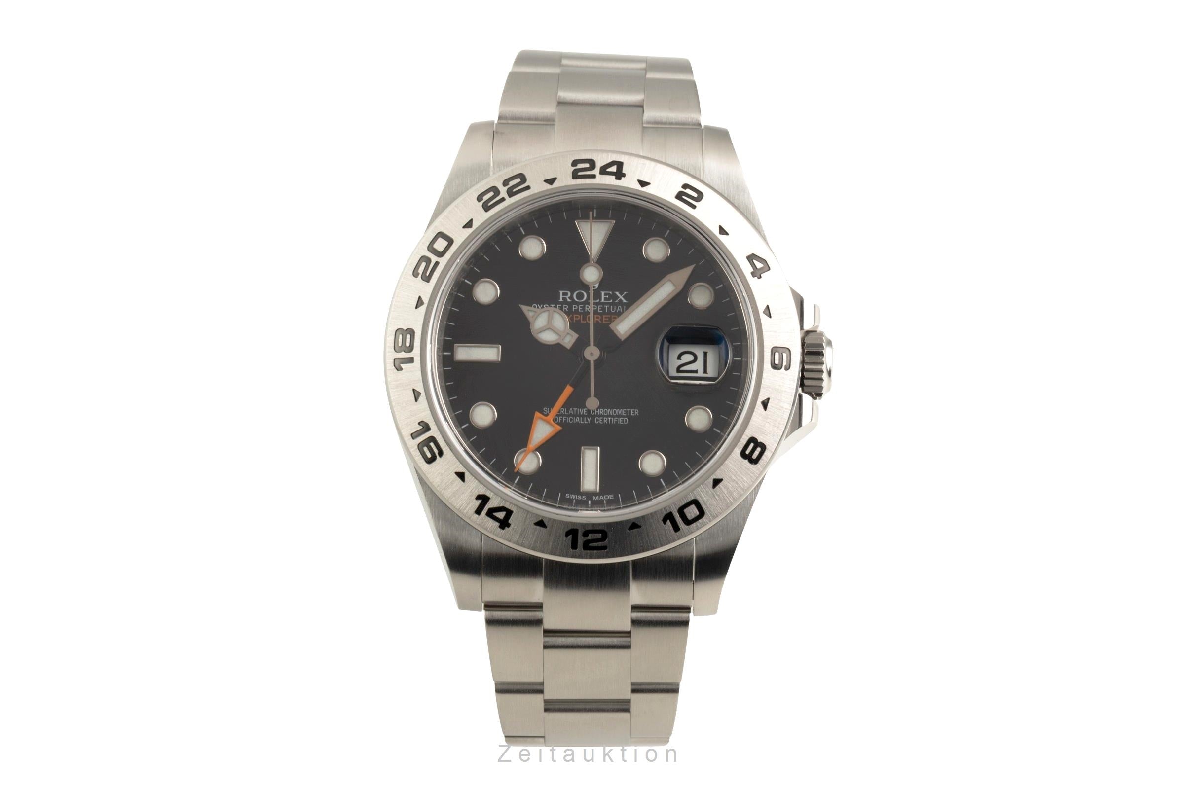 Rolex Explorer II acero automático reloj para caballeros 216570  [2602643]