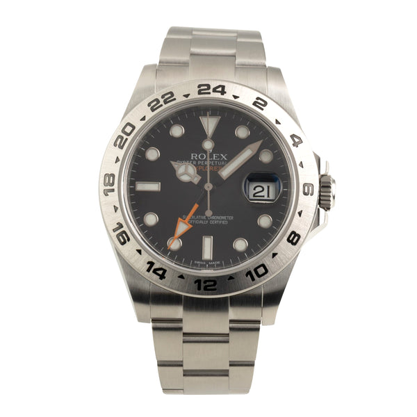 Rolex Explorer II acero automático reloj para caballeros 216570  [2602643]