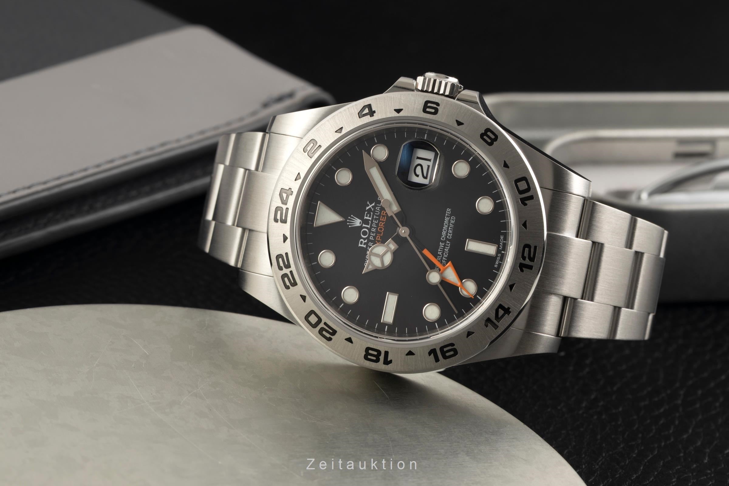Rolex Explorer II acero automático reloj para caballeros 216570  [2602643]