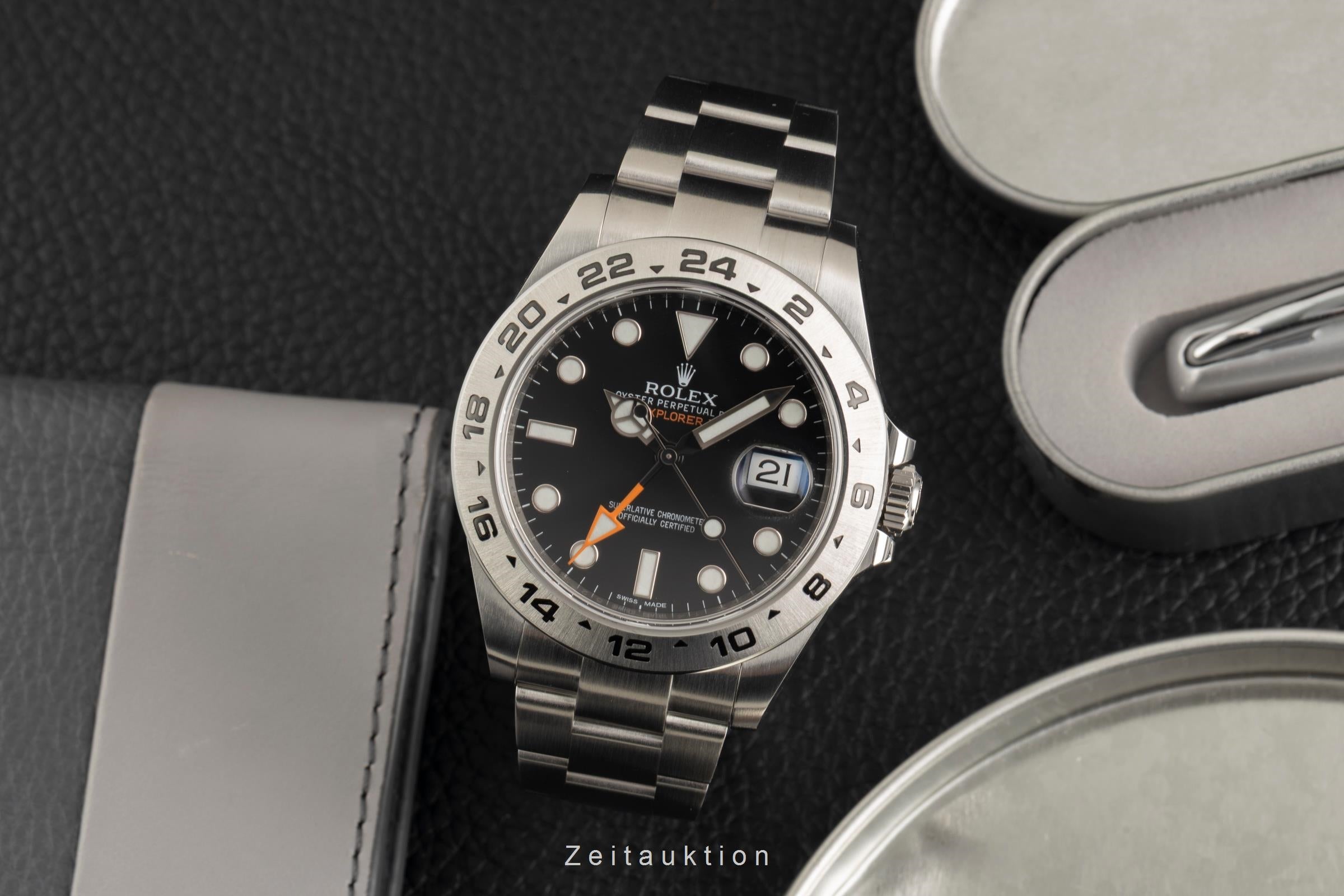 Rolex Explorer II acero automático reloj para caballeros 216570  [2602643]