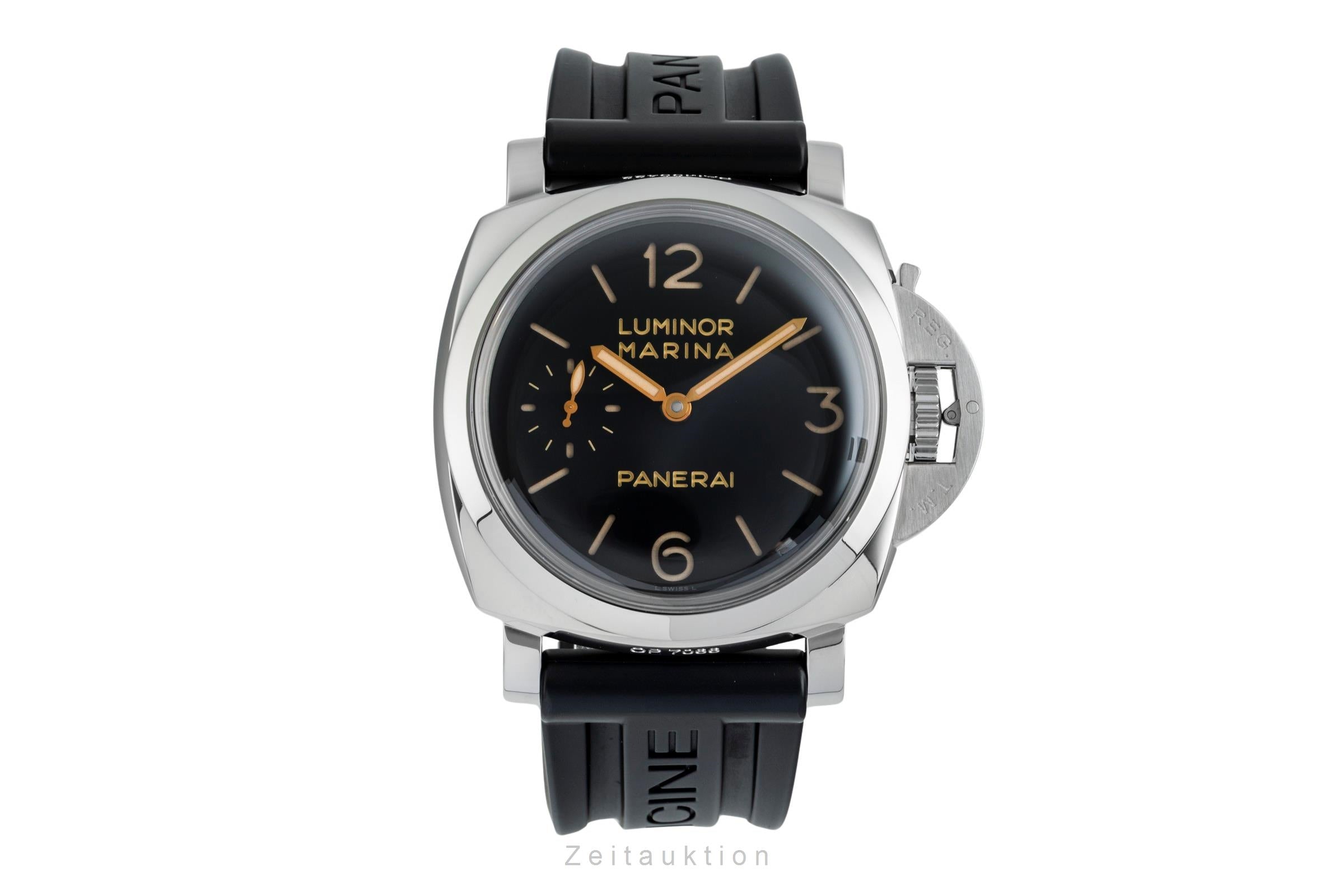 Panerai Luminor Marina acero cuerda manual reloj para caballeros PAM00422 LP: 12800EUR  [2602645]