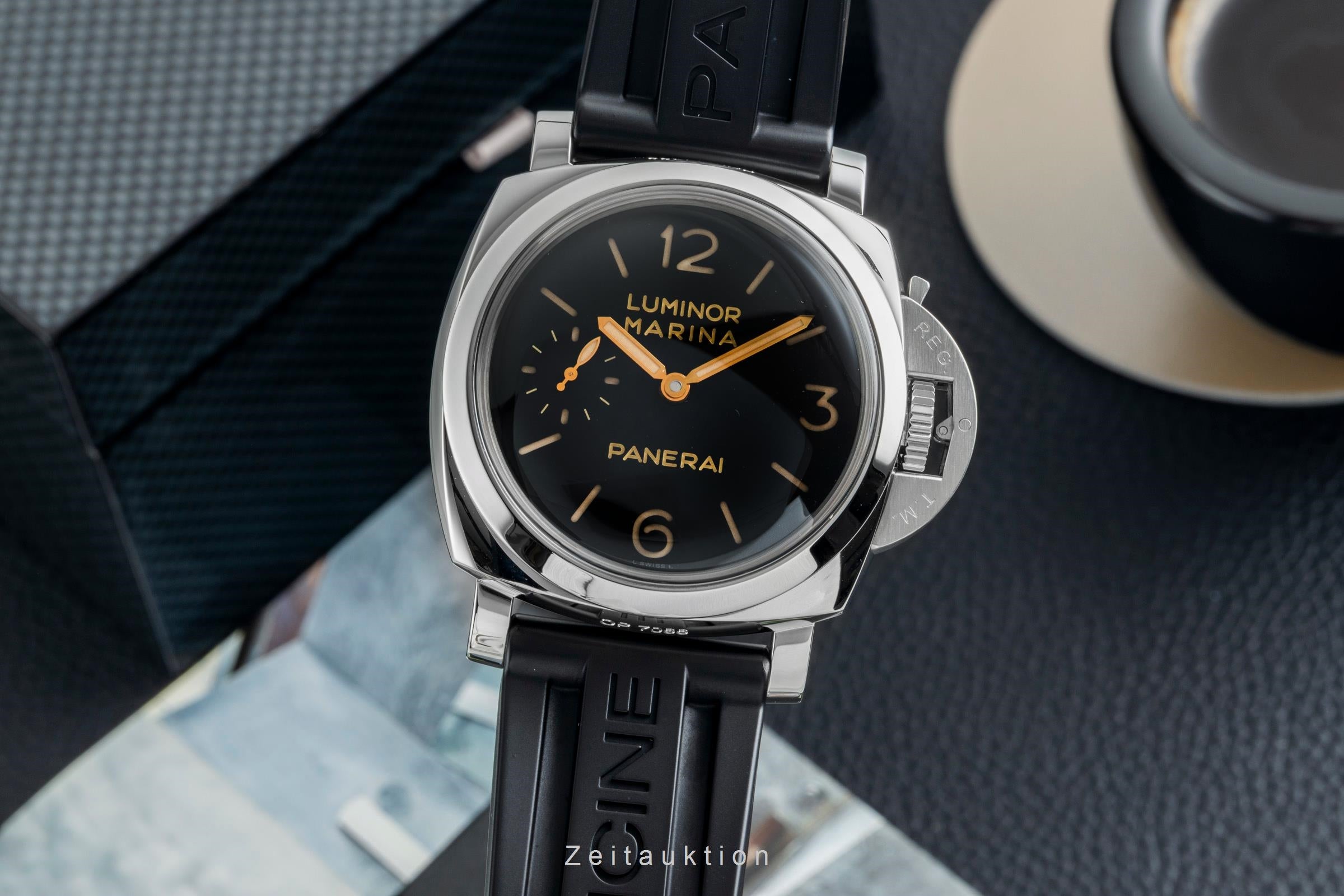 Panerai Luminor Marina acero cuerda manual reloj para caballeros PAM00422 LP: 12800EUR  [2602645]