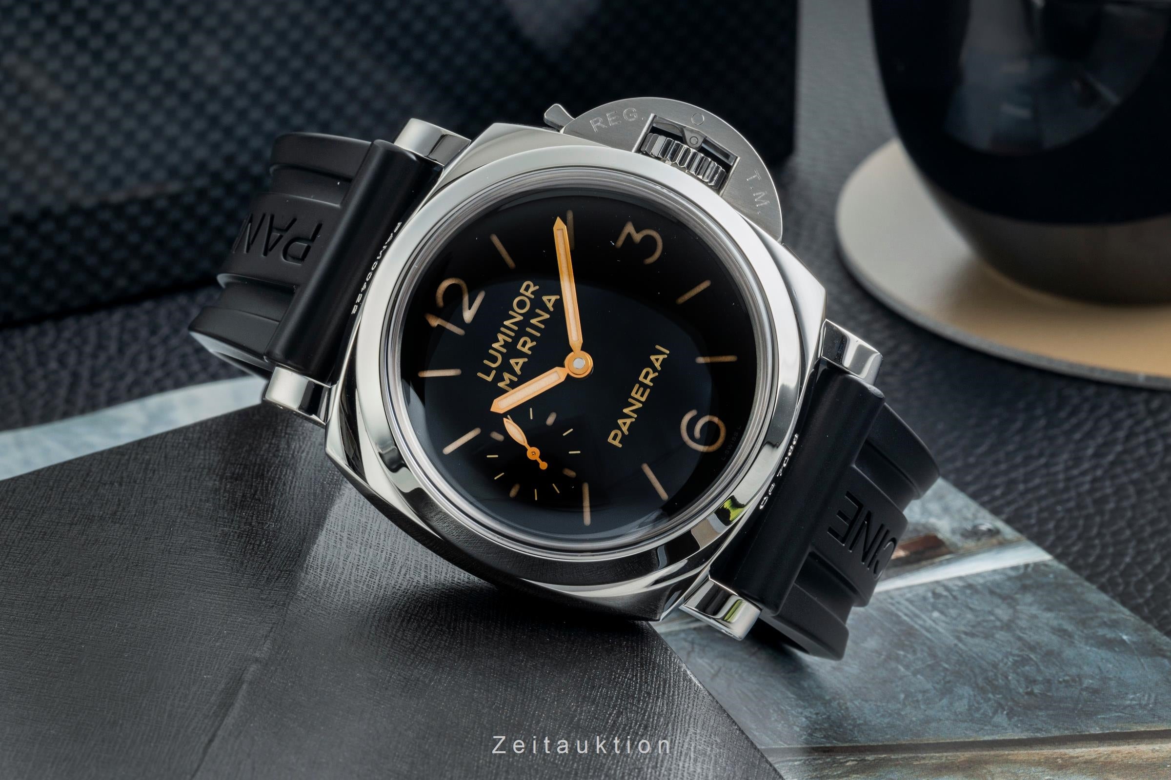 Panerai Luminor Marina acero cuerda manual reloj para caballeros PAM00422 LP: 12800EUR  [2602645]
